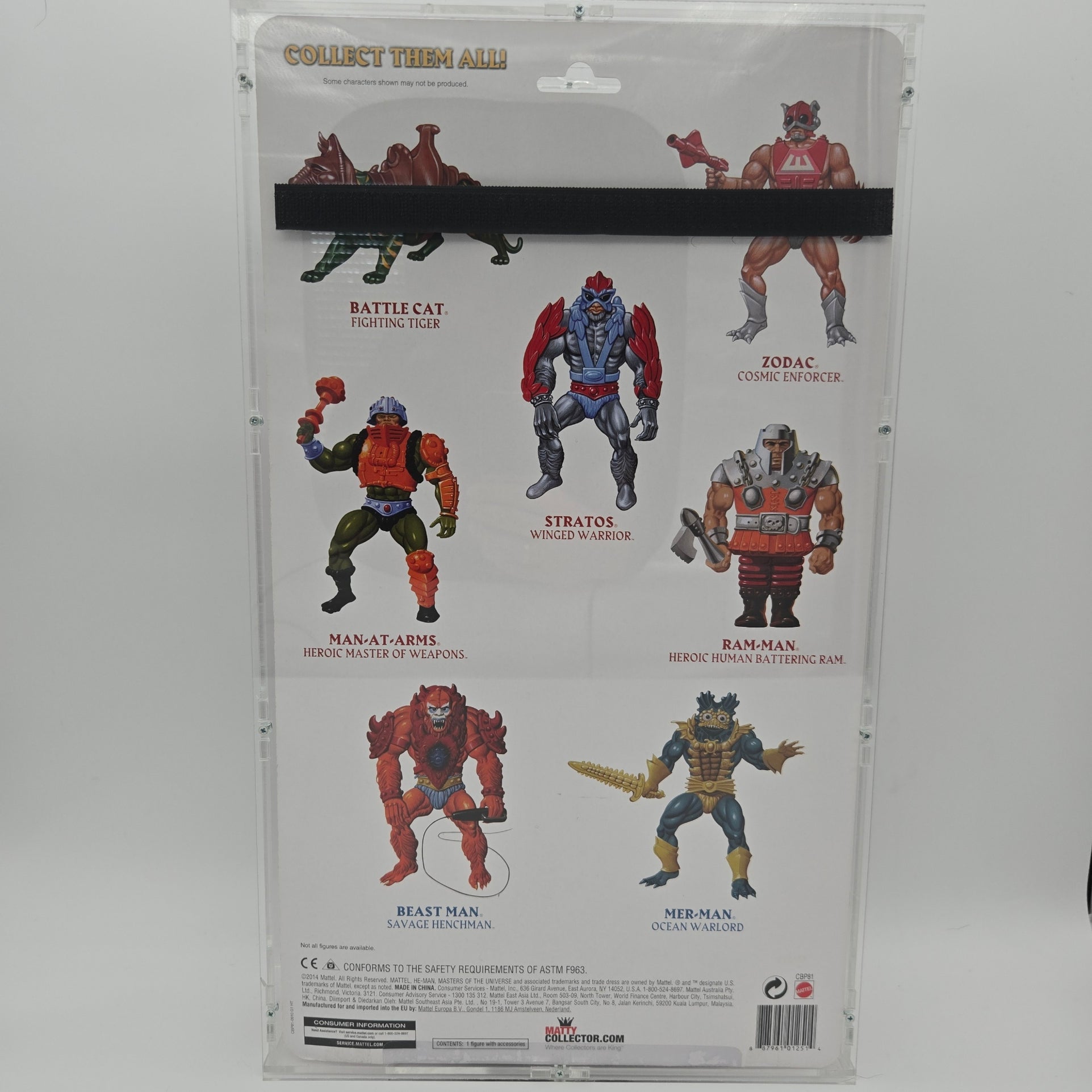 Master of the Universe 12" GIANTS Actionfigur Stratos 2014 *SORA-CASE (Riss)*
