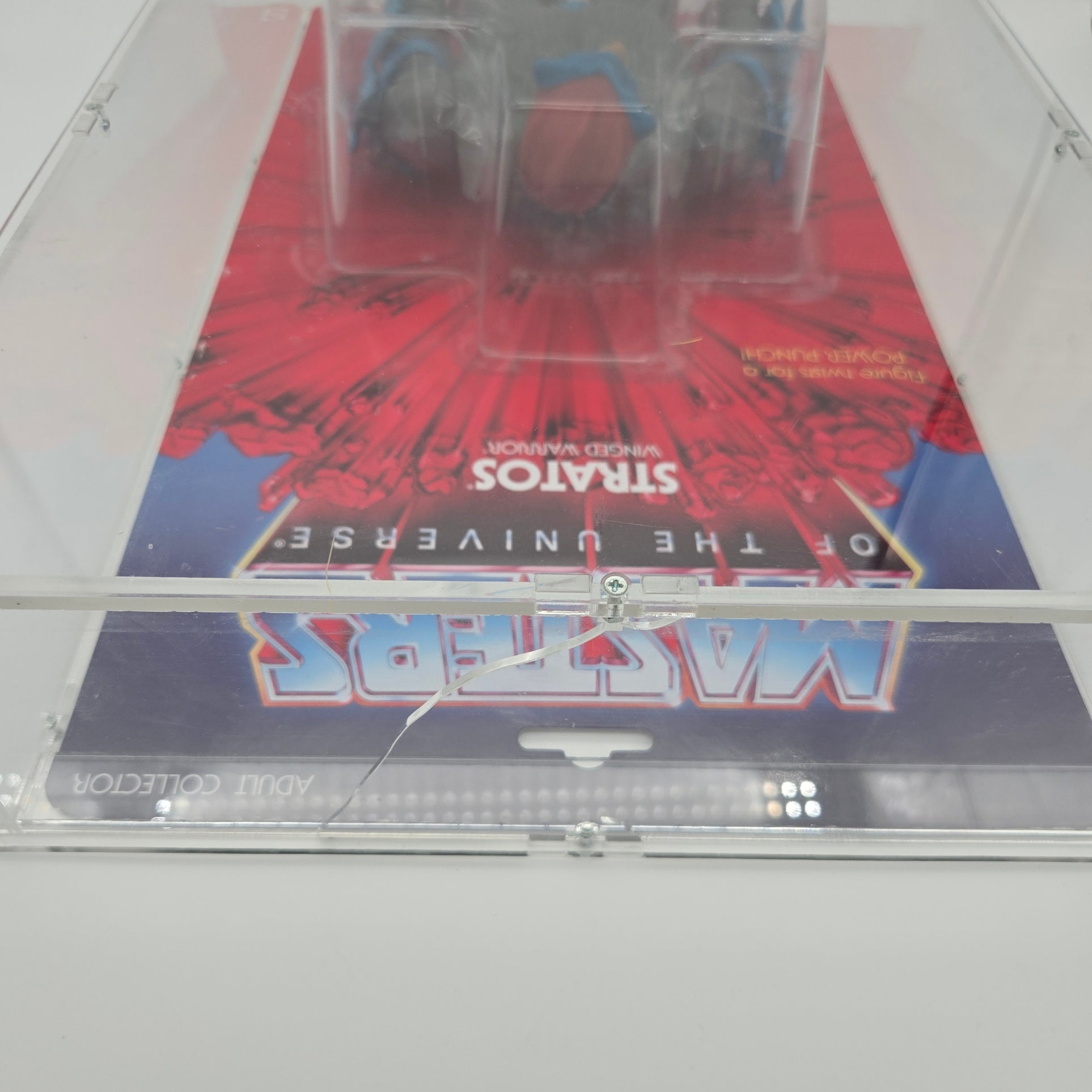 Master of the Universe 12" GIANTS Actionfigur Stratos 2014 *SORA-CASE (Riss)*