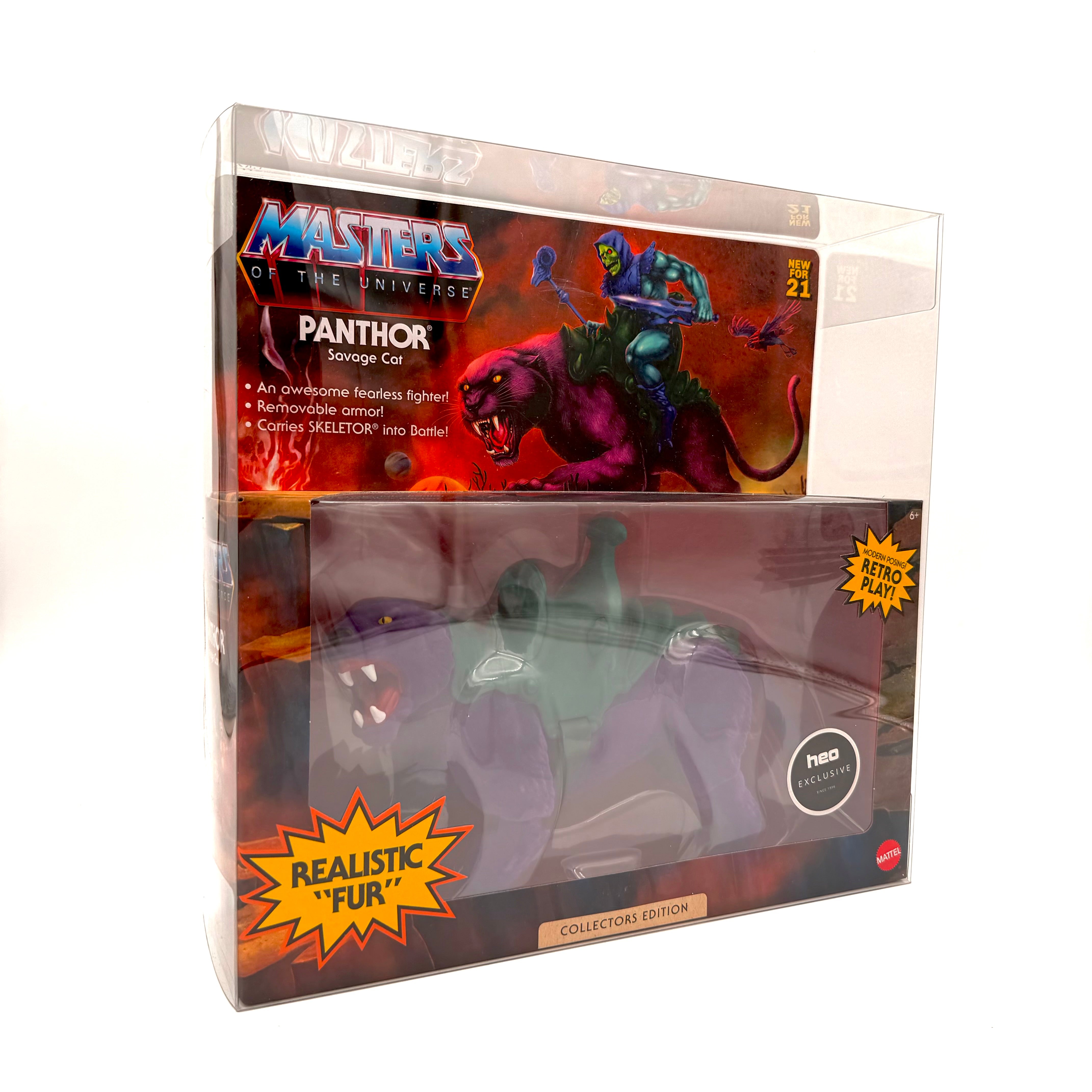 Masters of the Universe Origins PANTHOR FLOCKED - unterschiedlicher Zustand