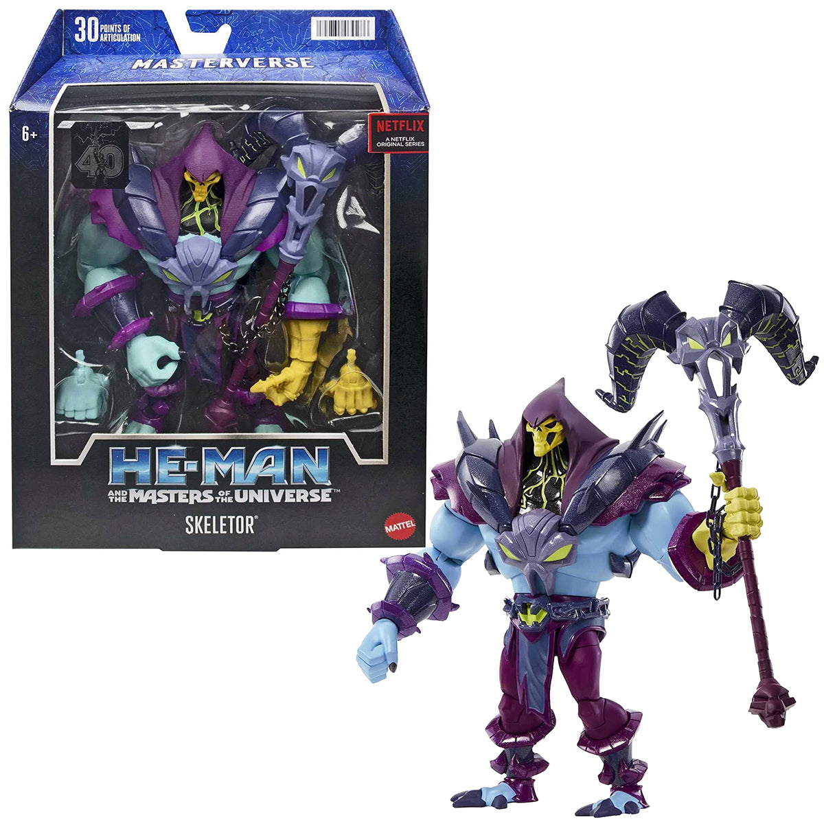 Masters of the Universe Masterverse Wave 5: He-Man & The Motu 18 cm Figur: Skeletor