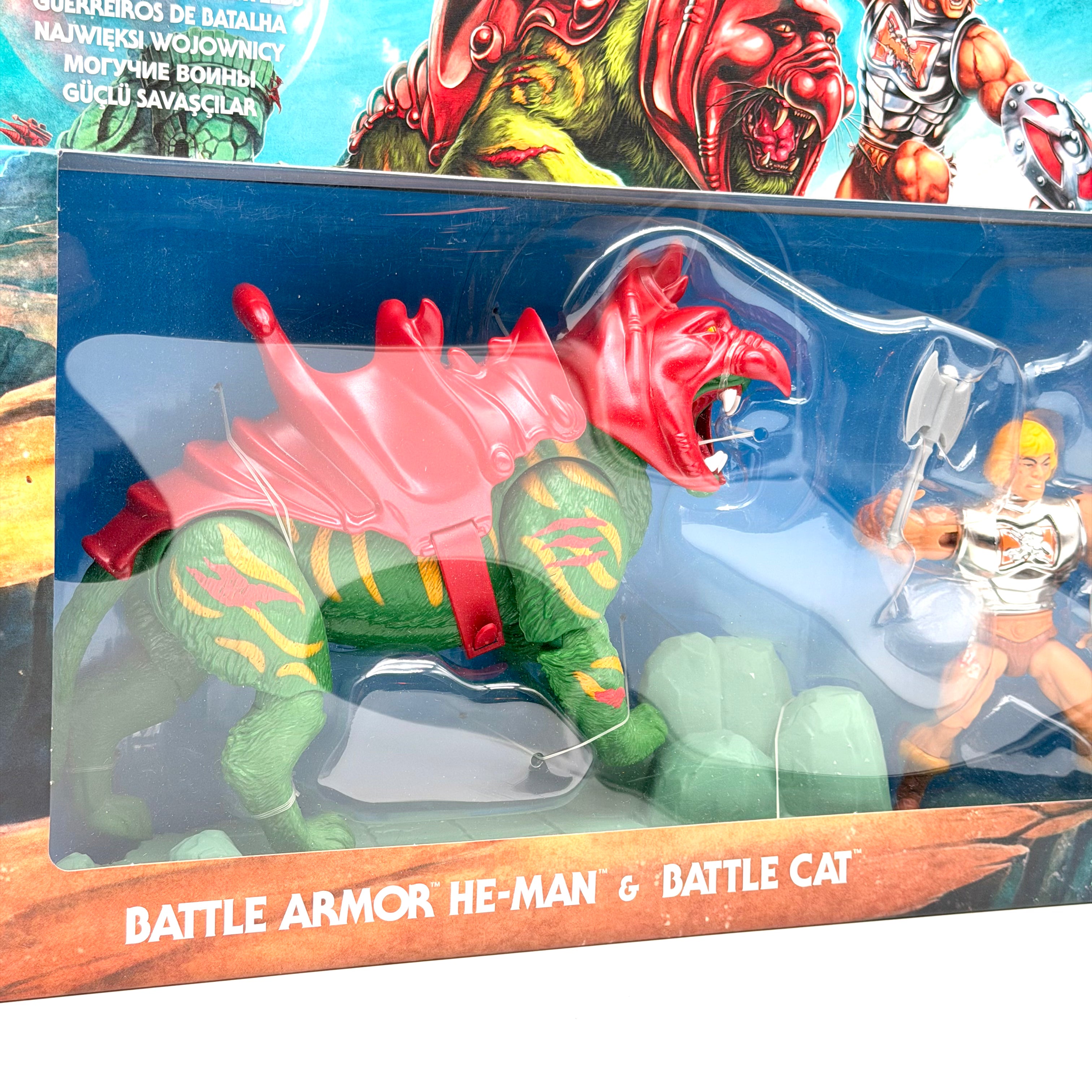 Masters of the Universe Origins – Battle Armor He-Man & Battle Cat (Battlefield Warriors) – US-Box