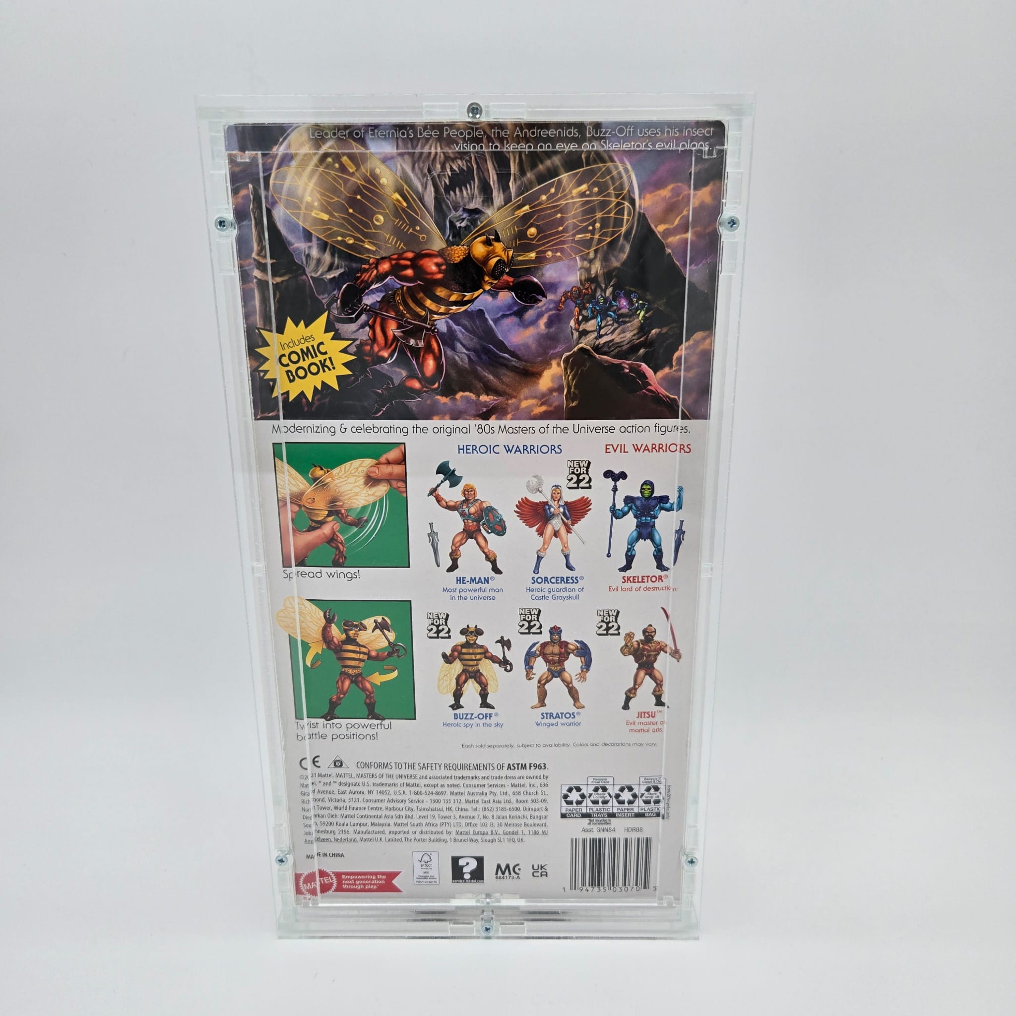 Masters of the Universe Origins - Buzz-Off 14 cm im SORA-CASE (US)