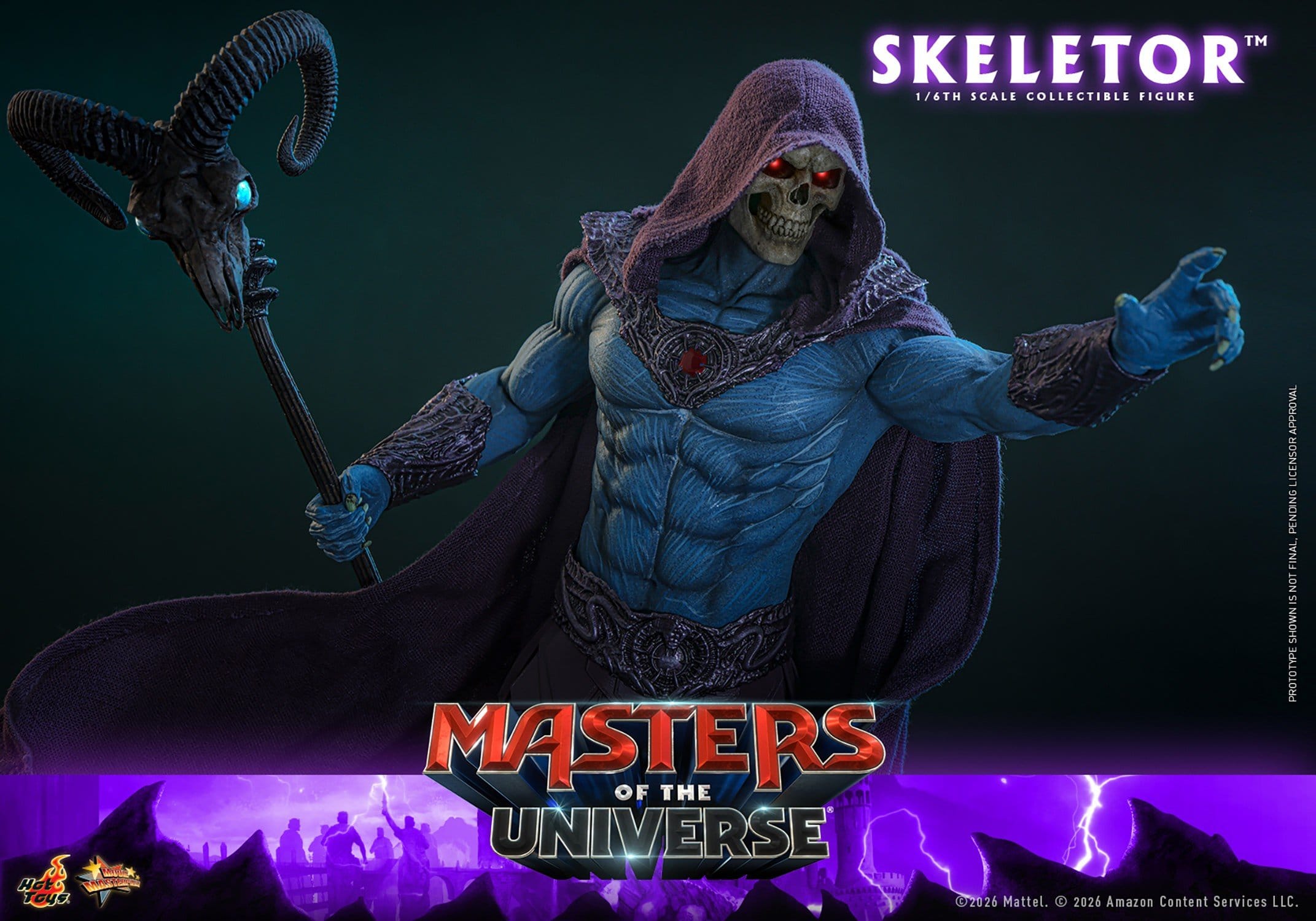 PRE-ORDER: Masters of the Universe - Movie Masterpiece - Actionfigur 1/6 Skeletor 31 cm