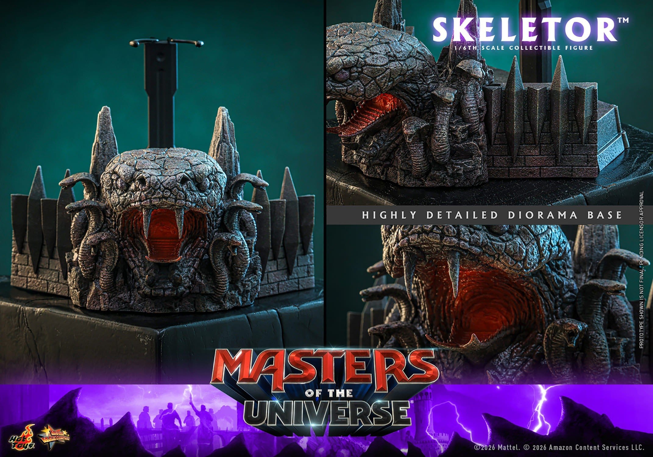 PRE-ORDER: Masters of the Universe - Movie Masterpiece - Actionfigur 1/6 Skeletor 31 cm