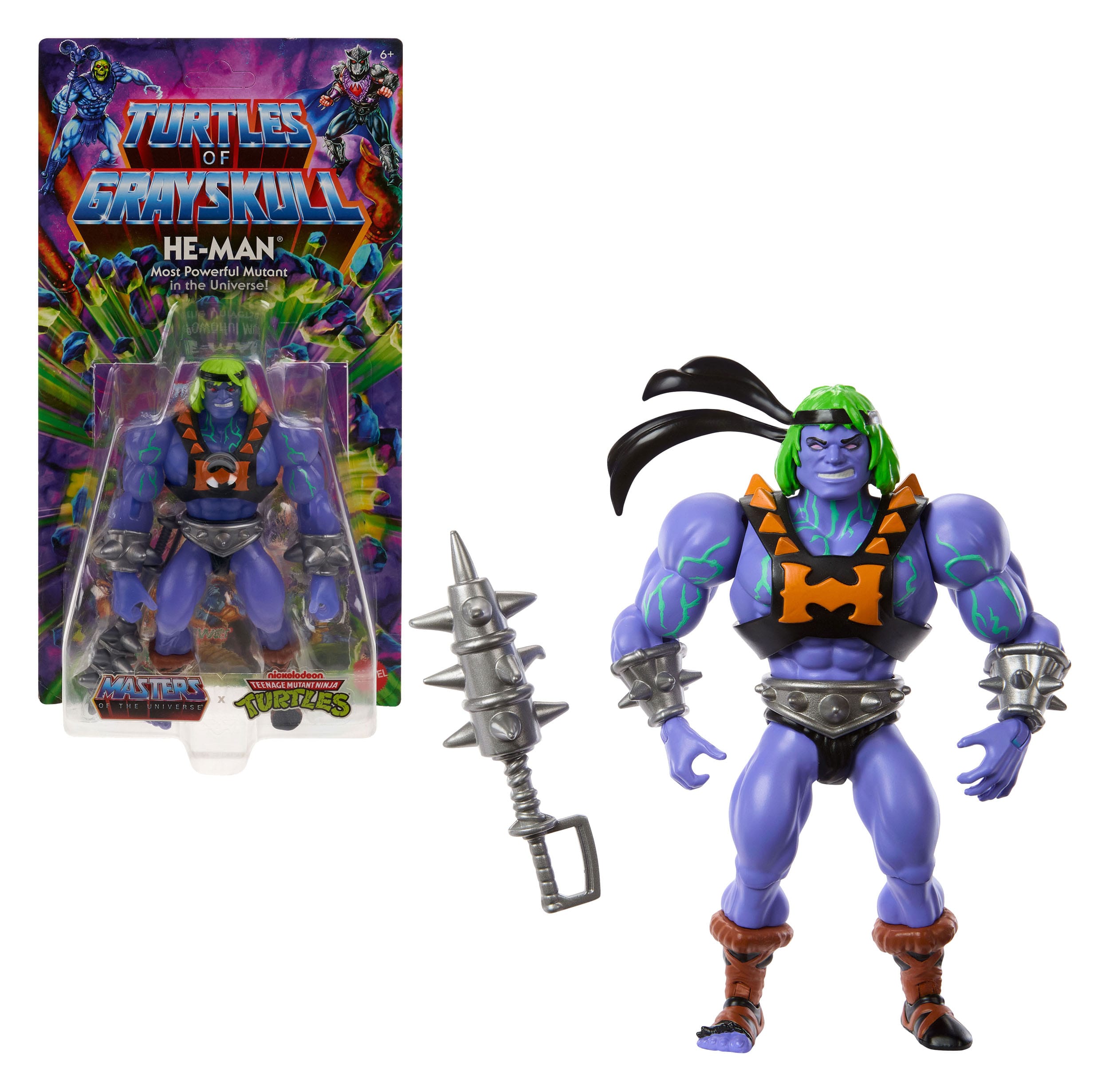 MOTU x TMNT: Turtles of Grayskull Actionfigur He-Man 14 cm