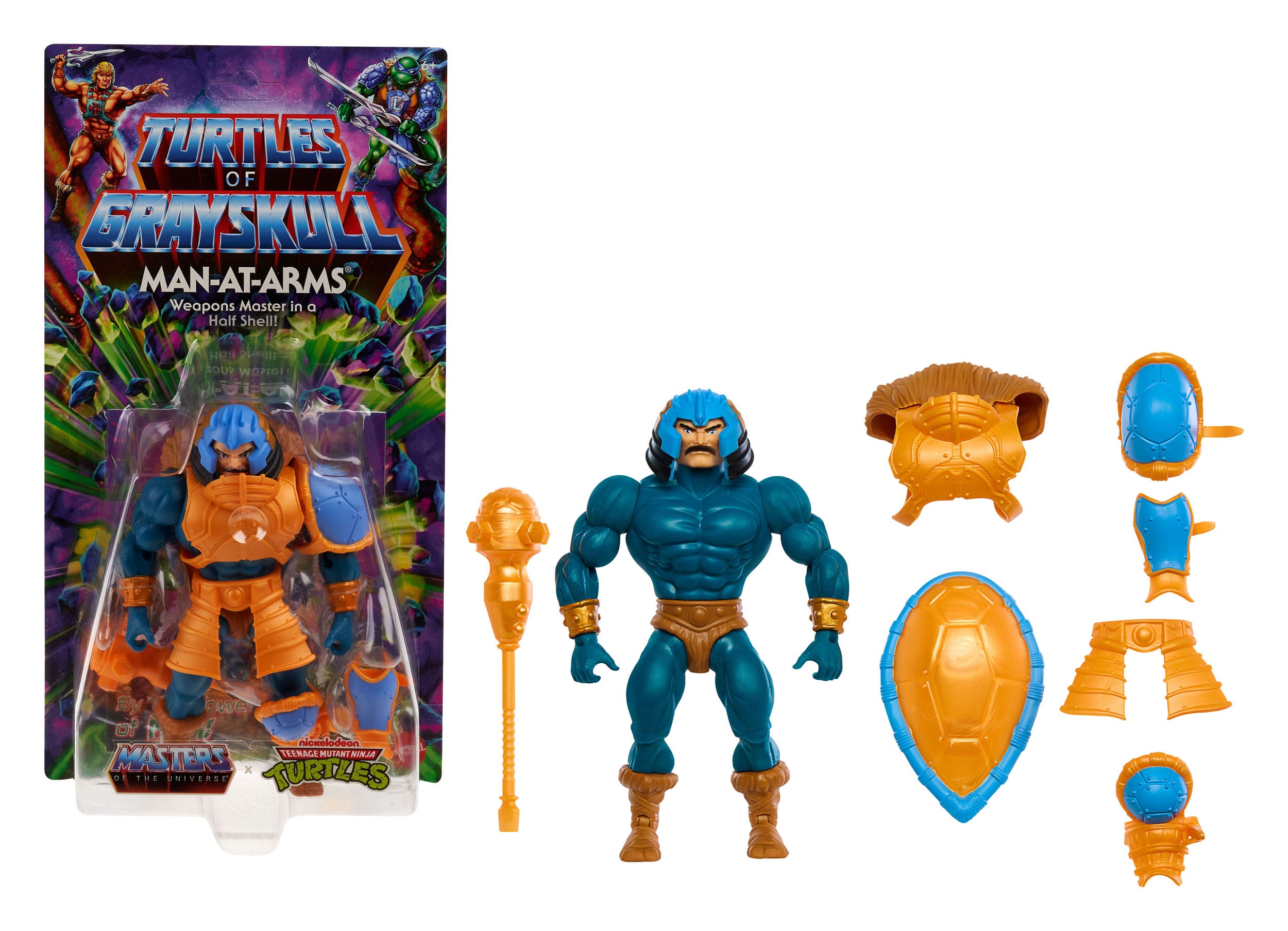 MOTU x TMNT: Turtles of Grayskull Actionfigur Man-At-Arms 14 cm