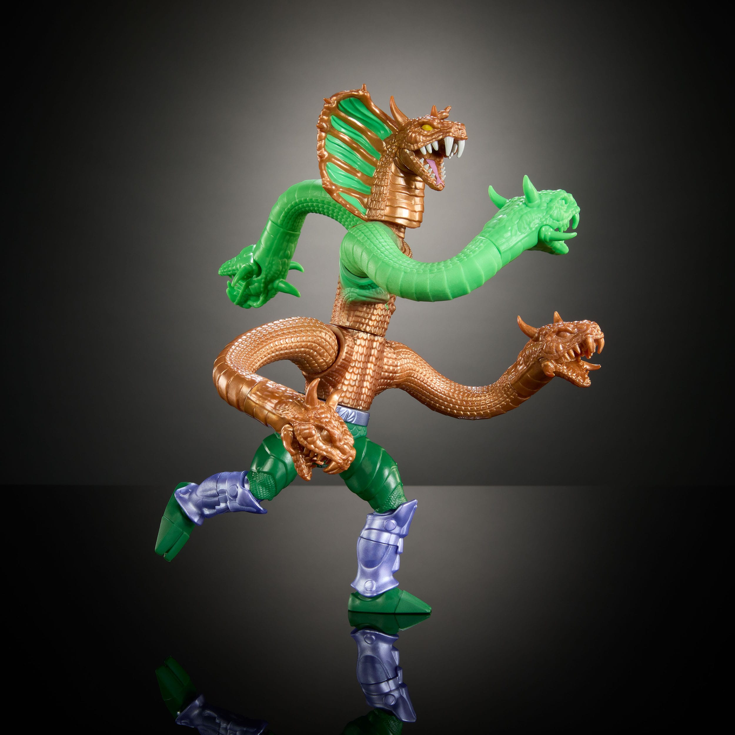 MOTU x TMNT: Turtles of Grayskull Deluxe Actionfigur King Hiss 14 cm