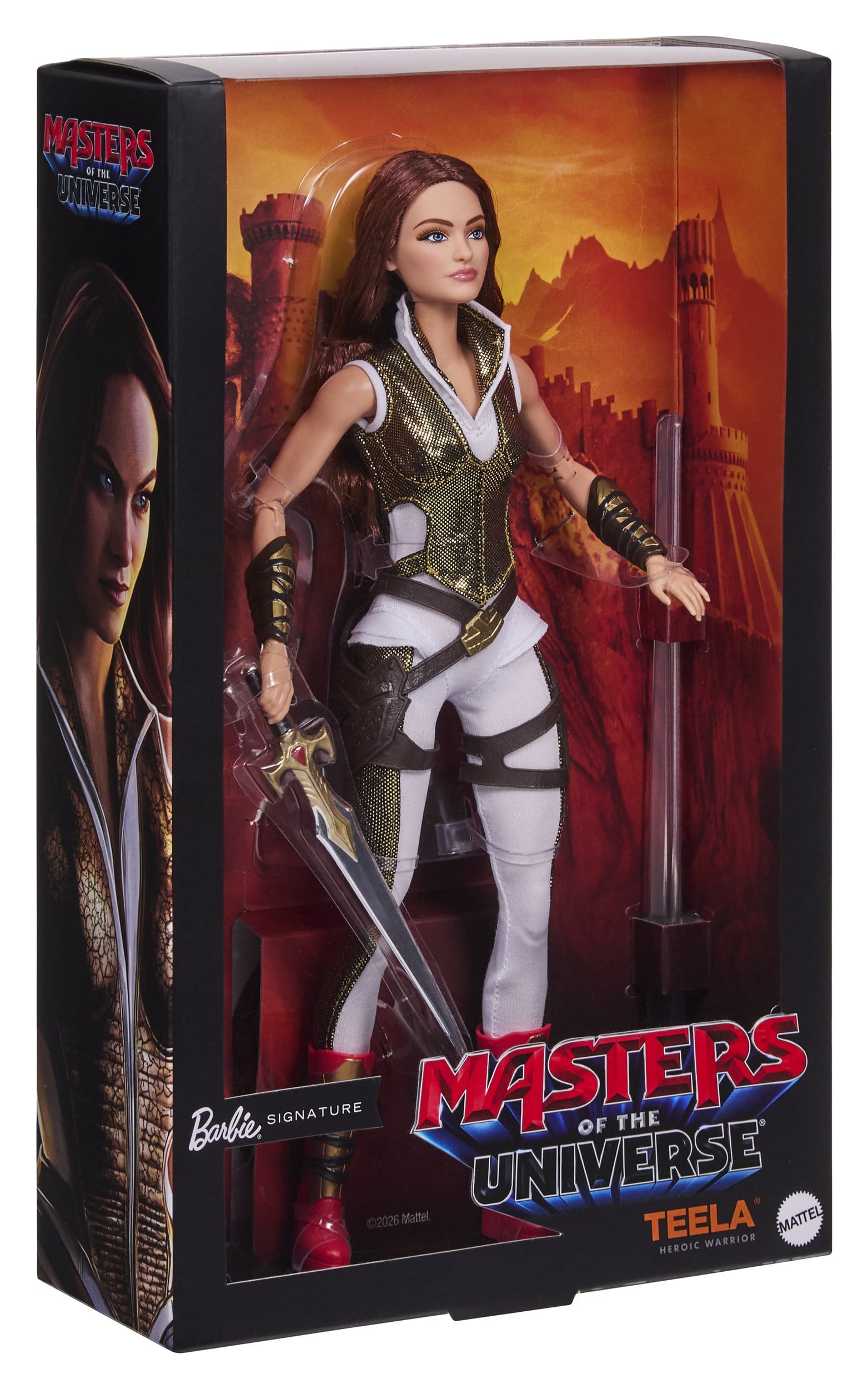 Masters of the Universe Movie 2026 Barbie Signature Puppe Teela 30 cm