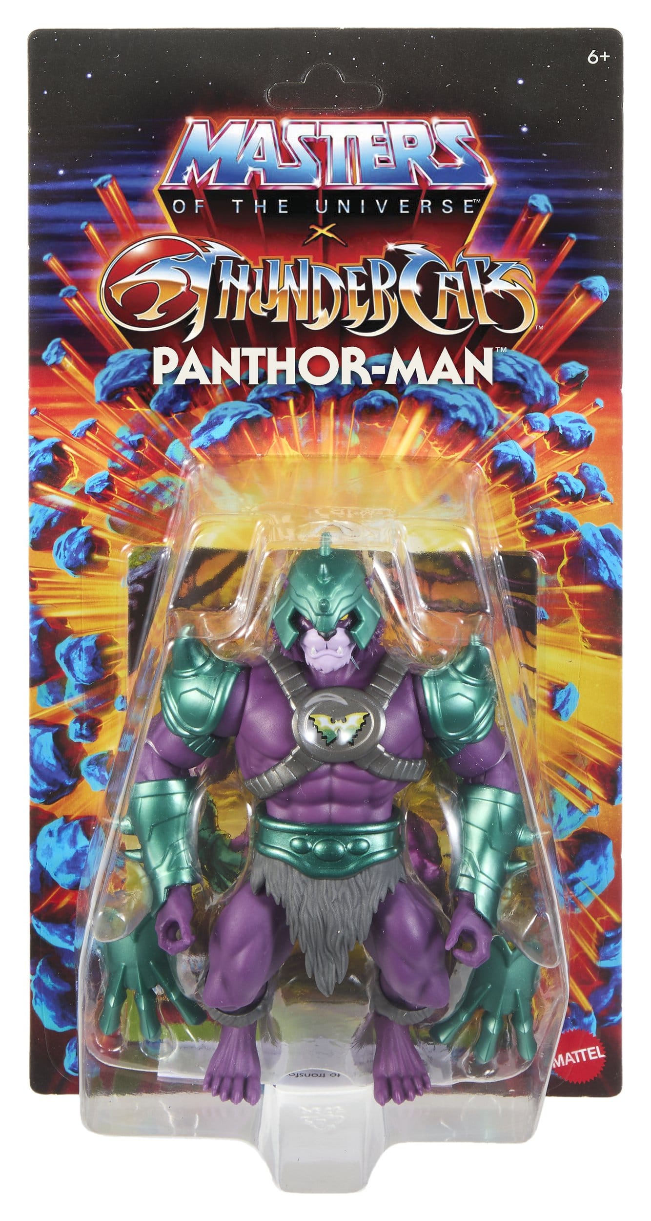 Masters of the Universe x ThunderCats Origins Actionfigur Panthor Man 14 cm