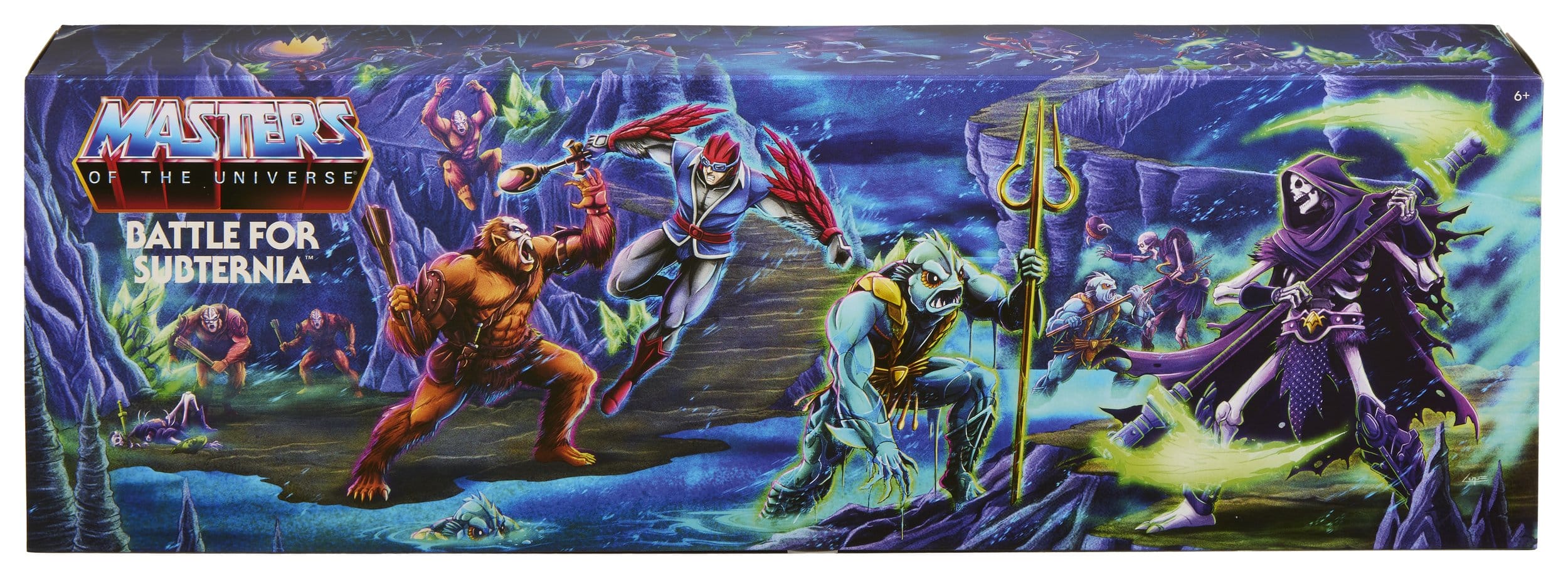 Masters of the Universe Origins Actionfiguren 4er-Pack Battle for Subternia 14 cm