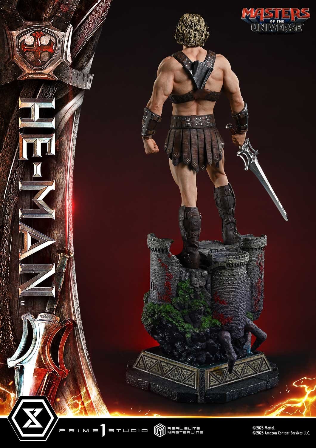 PRE-ORDER: Masters of the Universe (2026 Film) Real Elite Masterline Series Statue 1/3 He-Man Deluxe Version 117 cm