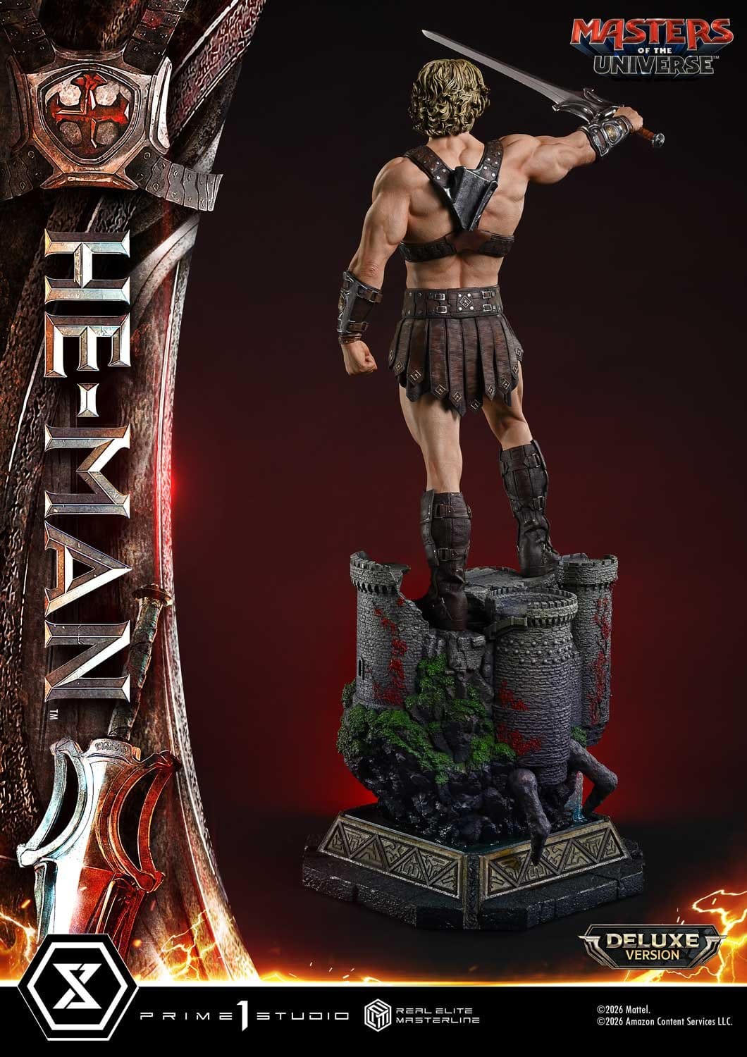 PRE-ORDER: Masters of the Universe (2026 Film) Real Elite Masterline Series Statue 1/3 He-Man Deluxe Version 117 cm