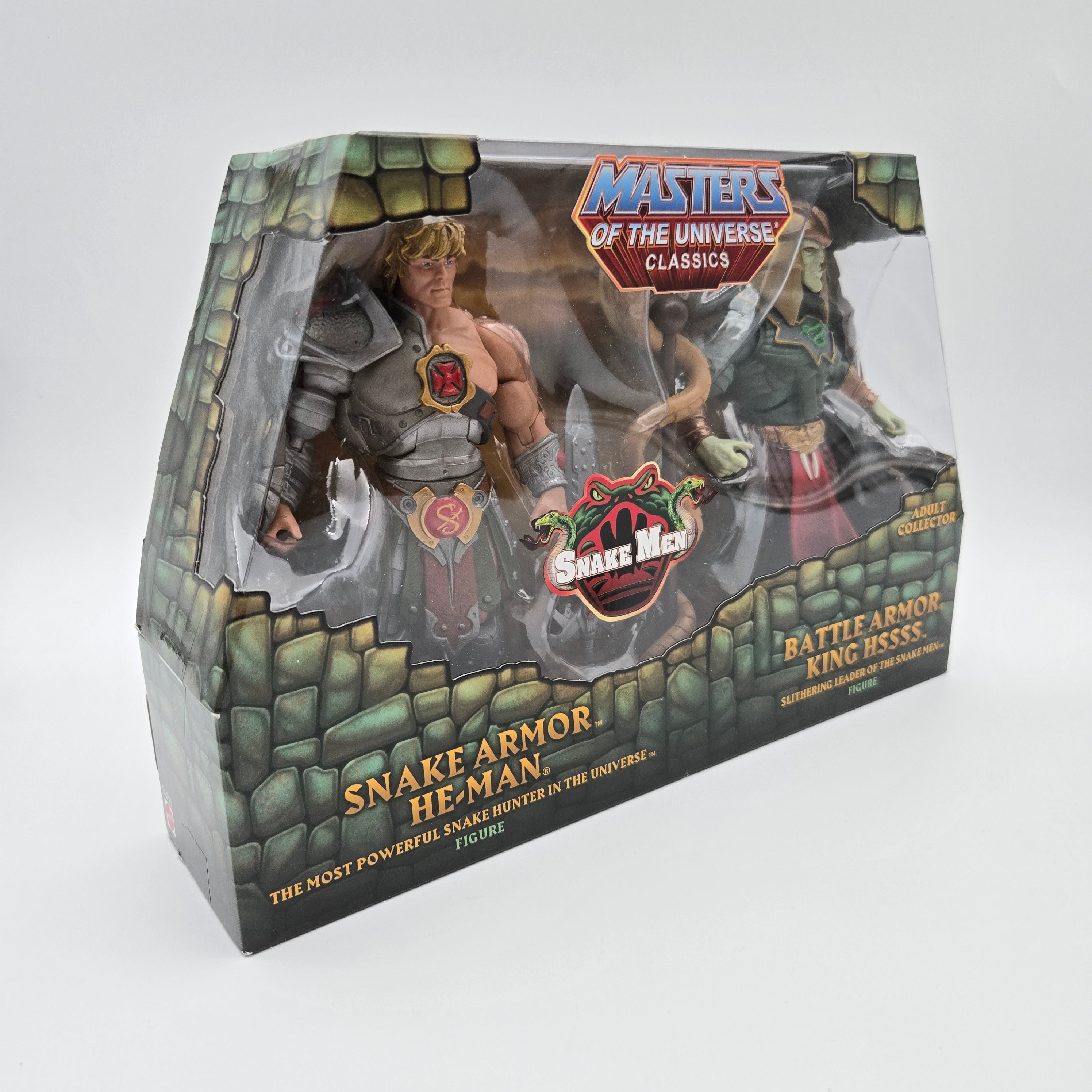 Masters of the Universe - Classics - Snake Armor He-Man & Battle Armor King HSSSS