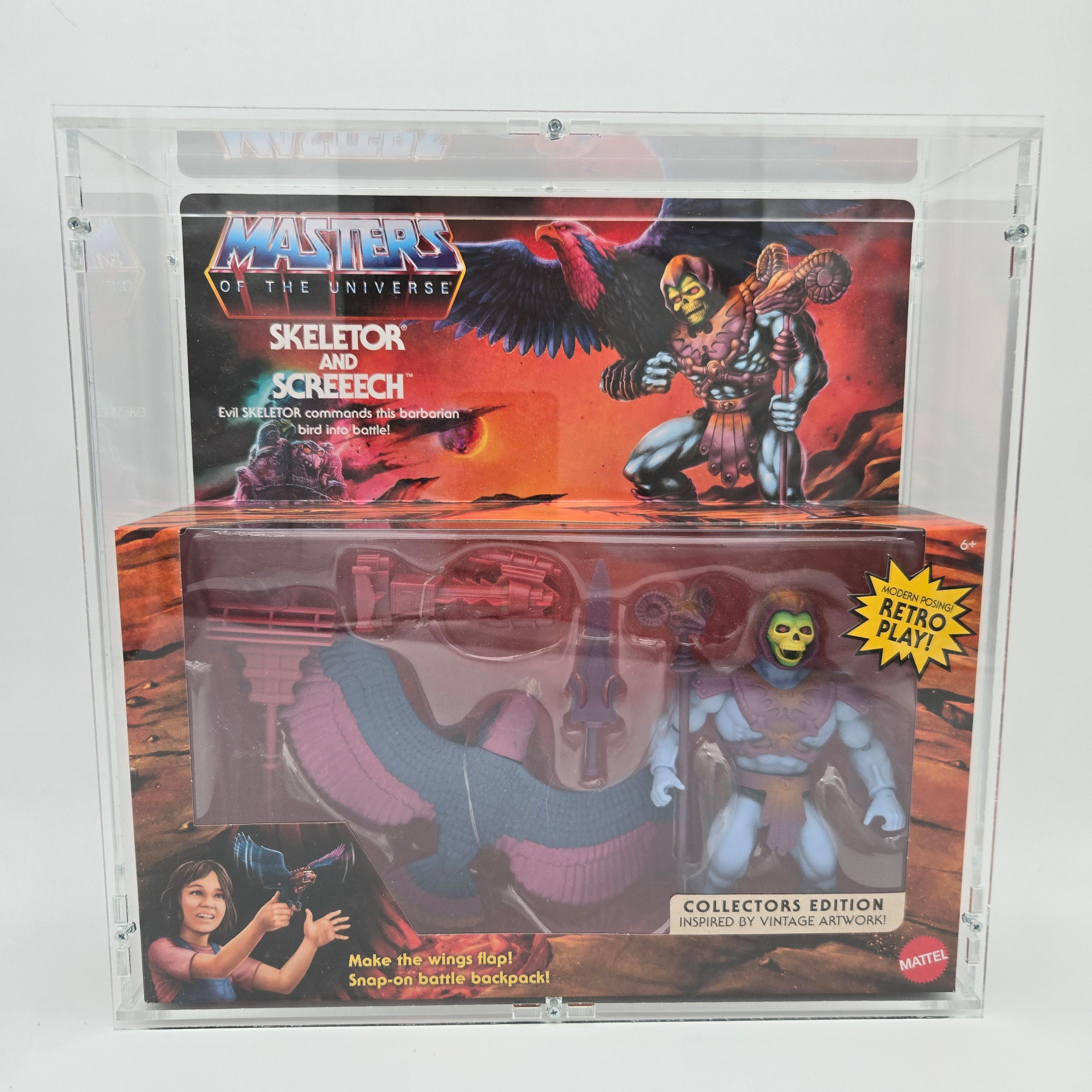 Masters of the Universe Origins - Skeletor & Screeech (US-Karte) - Collector Edition Doppelpack