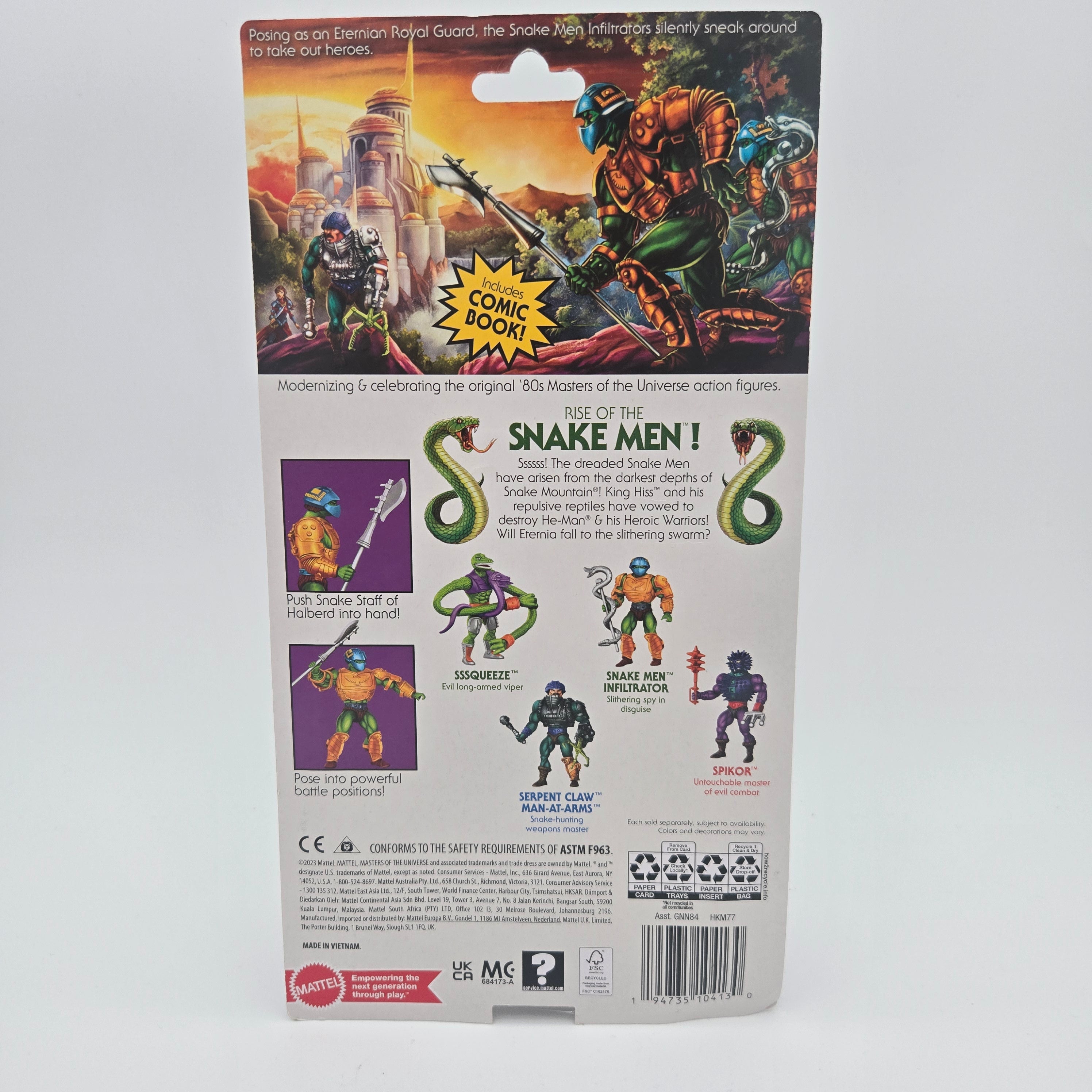 Masters of the Universe - Origins - Snake Man Infiltrator 14 cm (mehrere Varianten)
