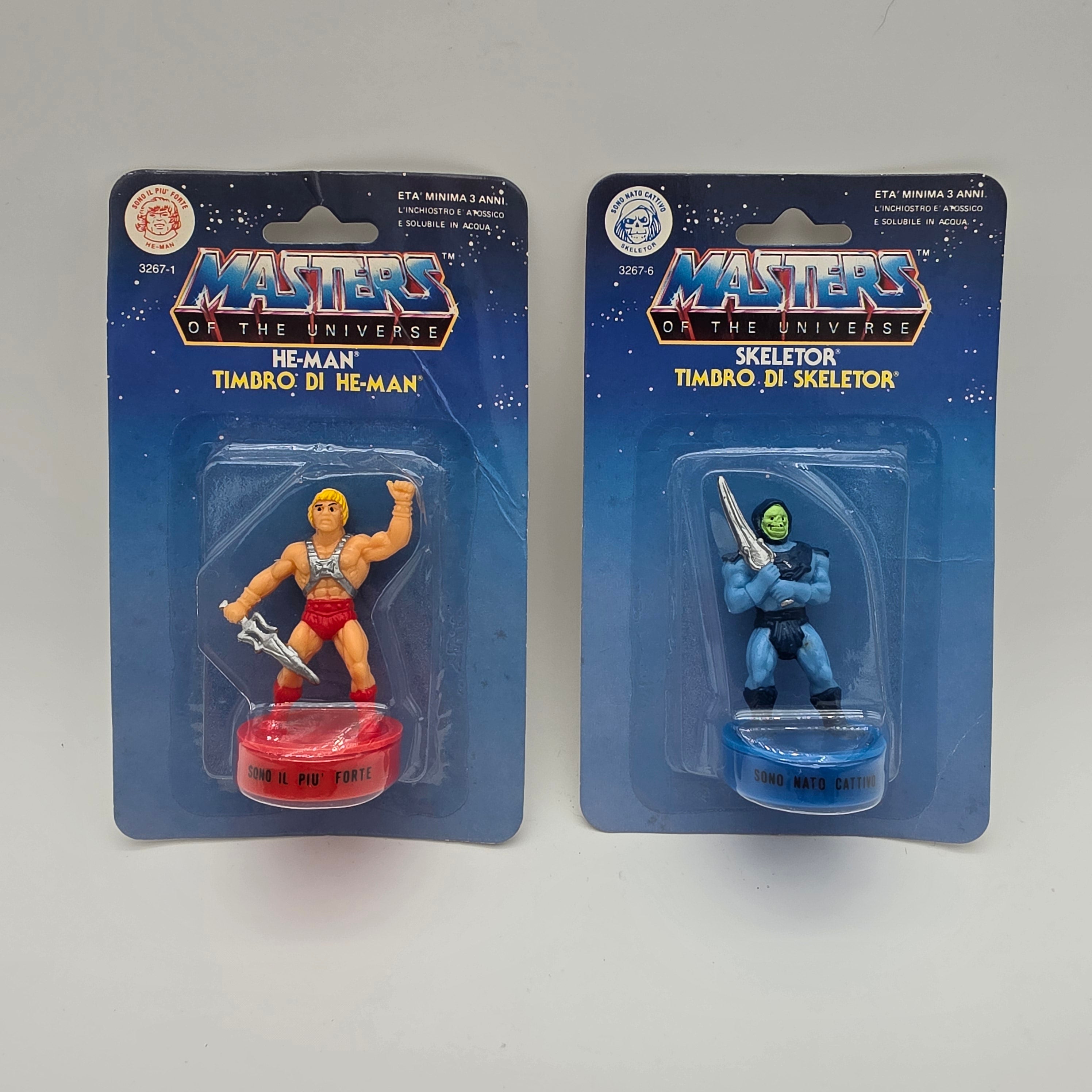 Masters of the Universe - Ministempel - Skeltor / He-Man 1985