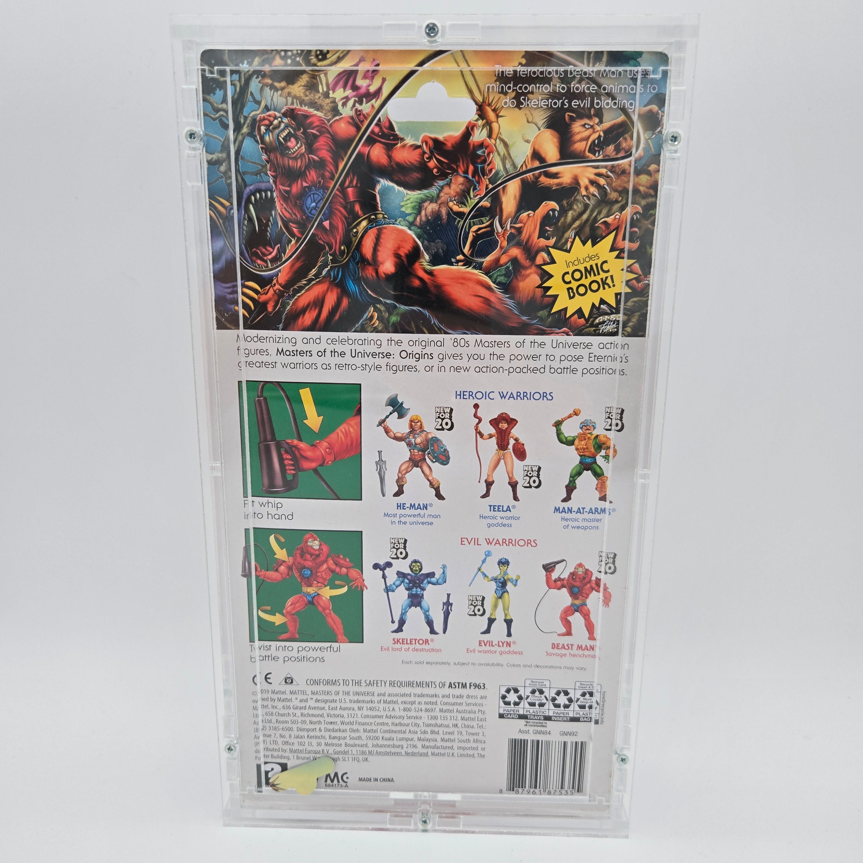 Masters of the Universe Origins - Beast Man 14 cm im SORA-CASE (US)