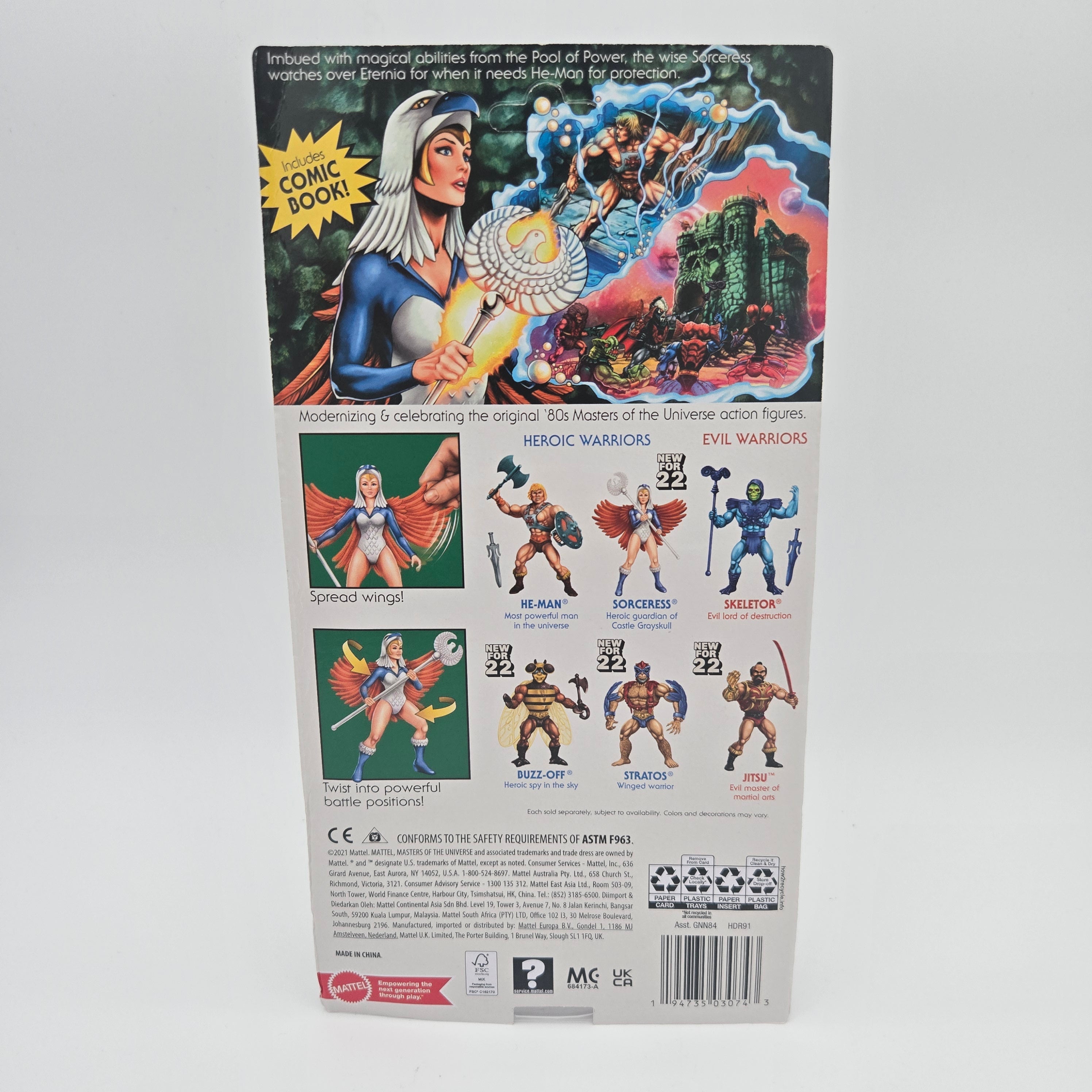 Masters of the Universe Origins - Sorceress "Collector Grade" (Original Shipper)(mehrere Varianten)