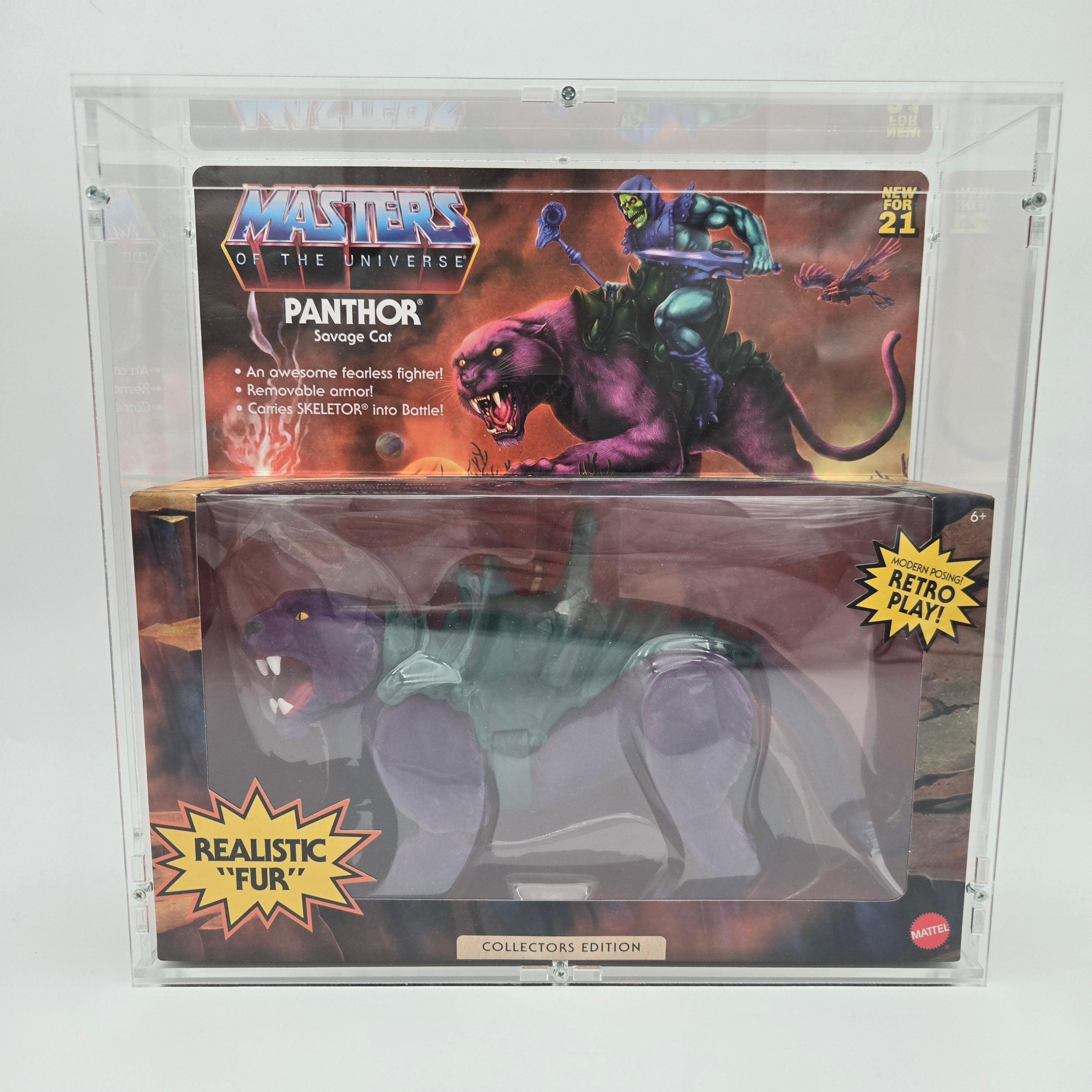 Masters of the Universe Origins PANTHOR FLOCKED - unterschiedlicher Zustand