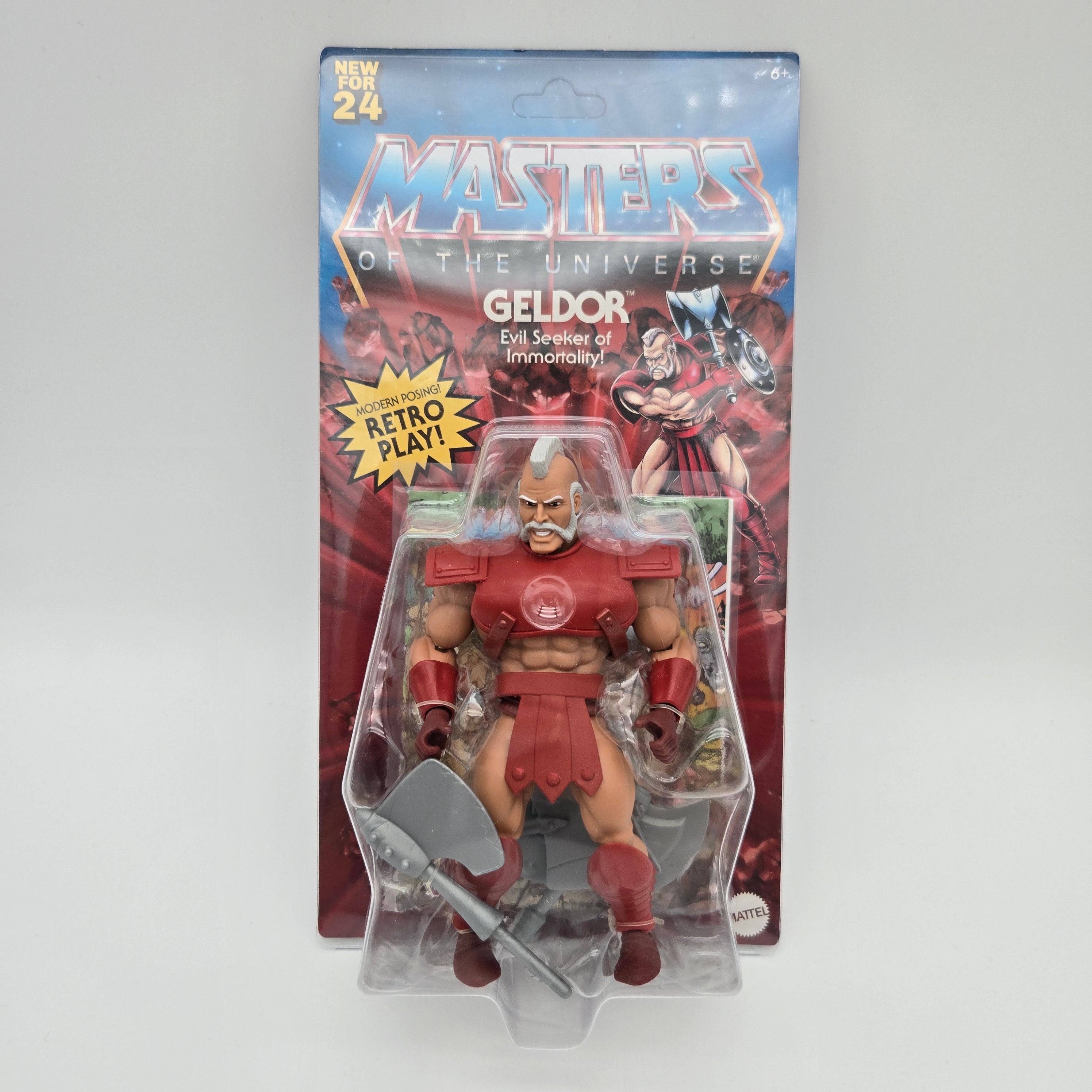 Masters of the Universe Origins - Geldor "Collector Grade" (Original Shipper)(mehrere Varianten)
