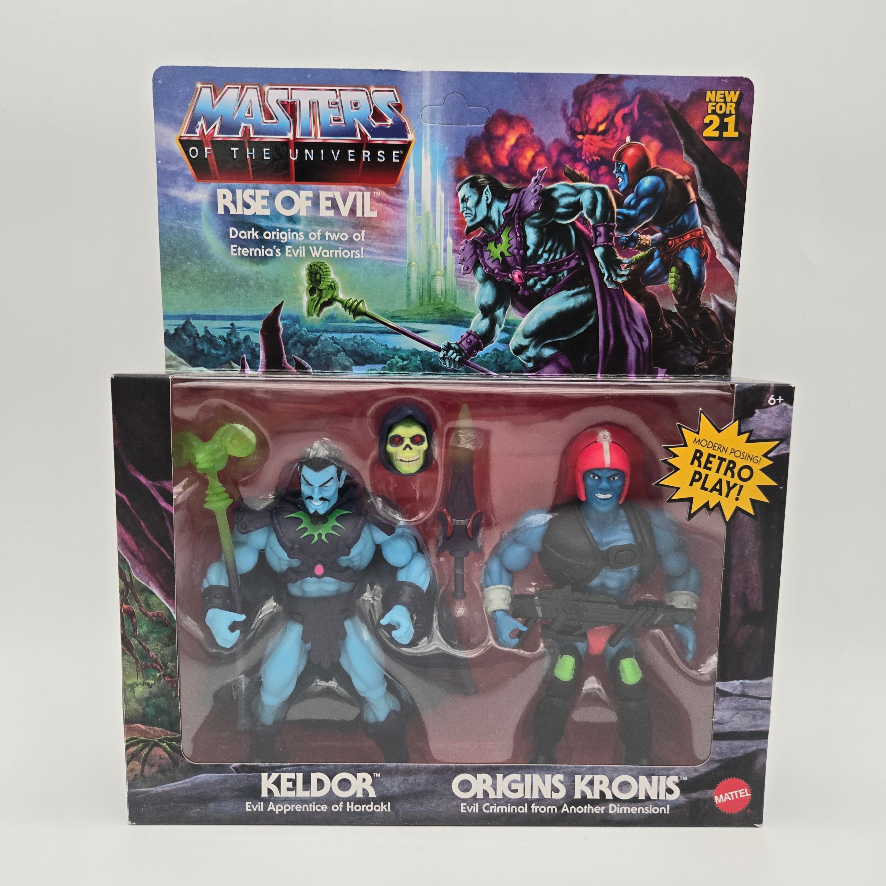 Master of the Universe Origins - Rise of Evil - Keldor & Origins Kronis (mehrere Varianten)