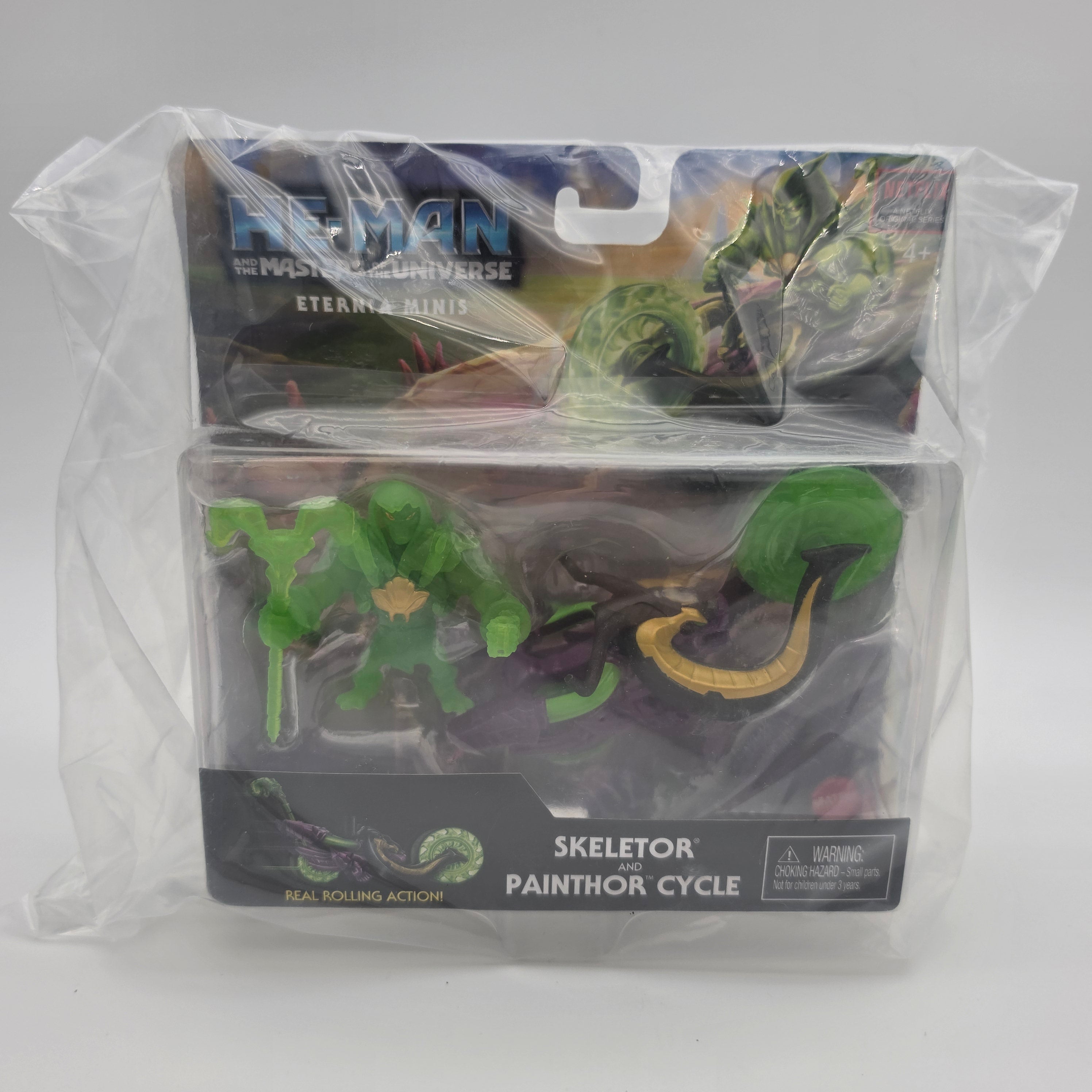 He-Man and the Masters of the Universe - Eternia Minis - Skeletor & Painthor Cycle (Blister abgelöst)
