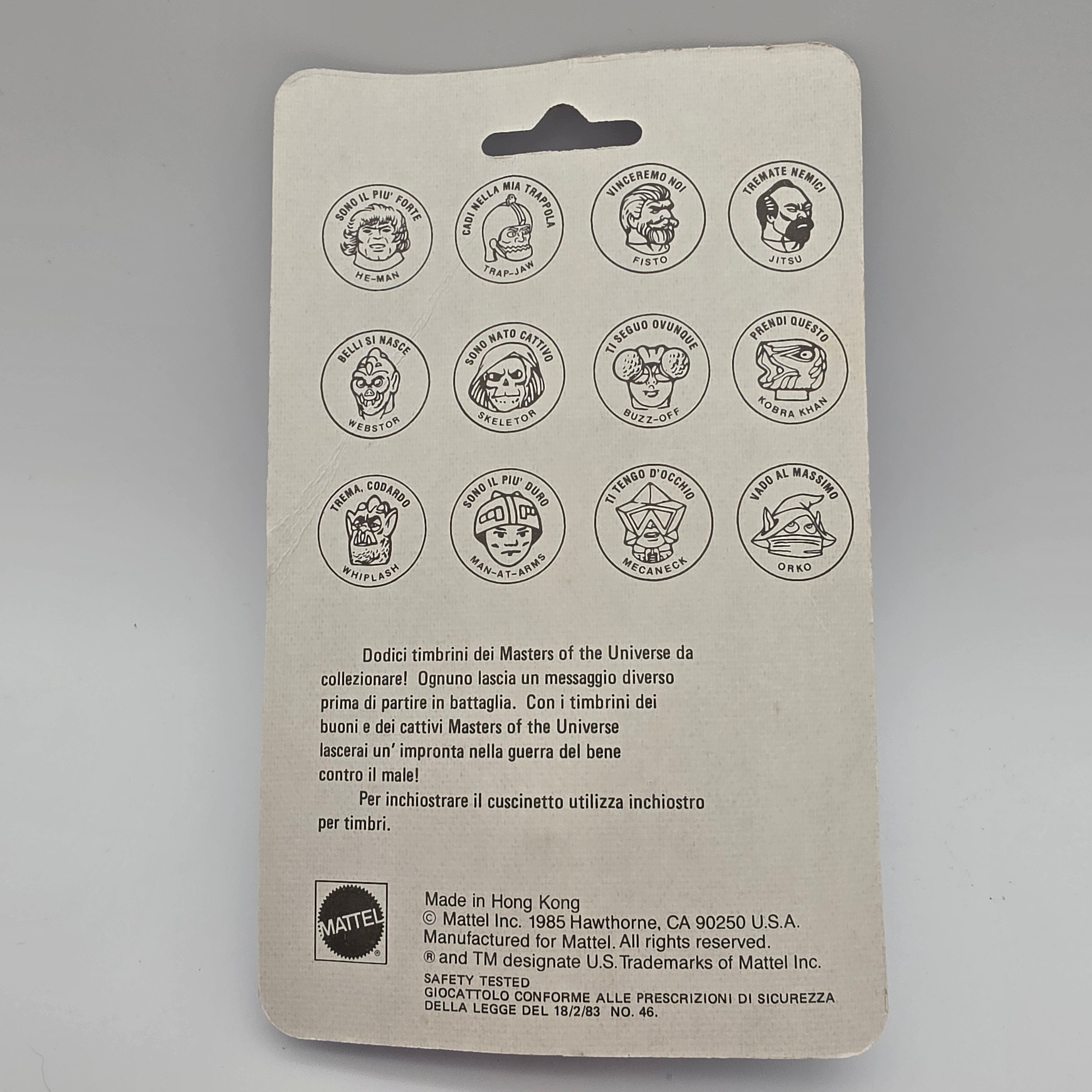 Masters of the Universe - Ministempel - Skeltor / He-Man 1985