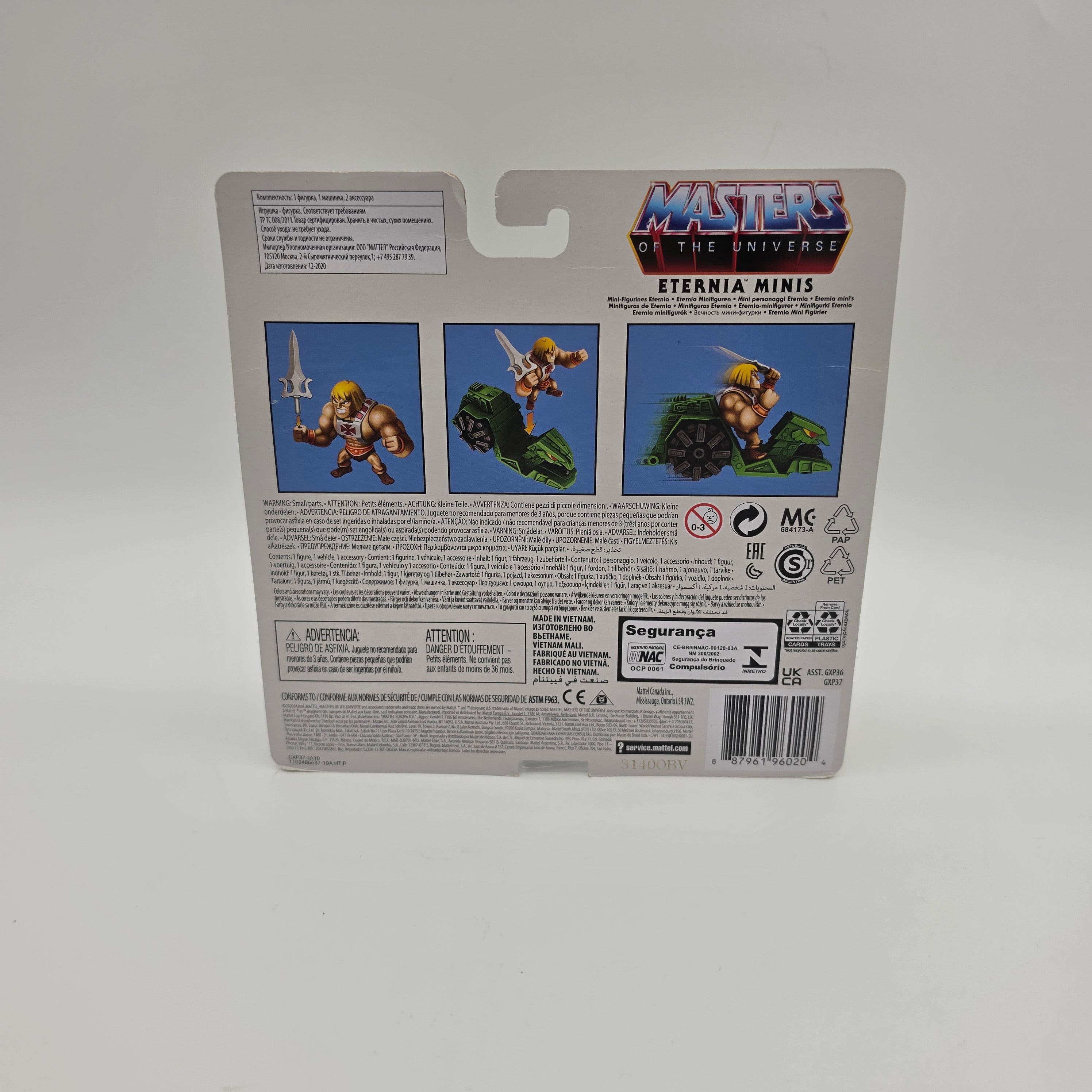 Masters of the Universe - Eternia Minis - He-Man & Ground Ripper