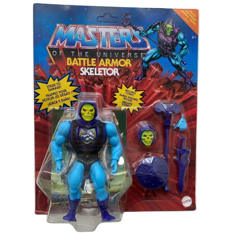 Masters of the Universe - Origins - Battle Armor Skeletor Deluxe 14 cm (mehrere Varianten)