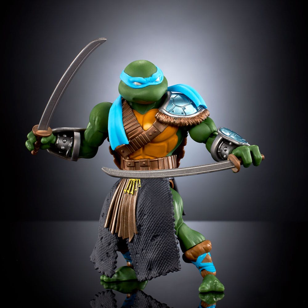MOTU x TMNT: Turtles of Grayskull Actionfigur Stealth Armor Leonardo 14 cm