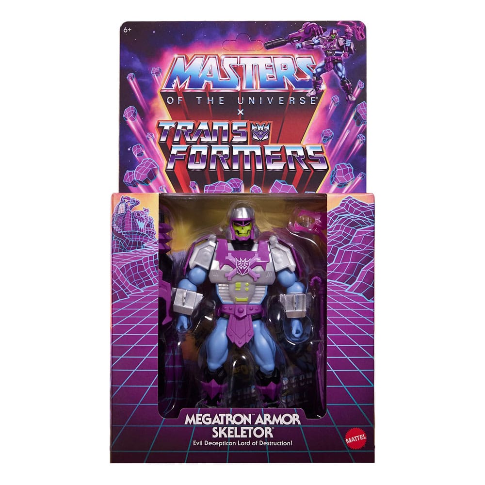 Masters of the Universe x Transformers Actionfigur Megatron Armor Skeletor Exclusive 14 cm