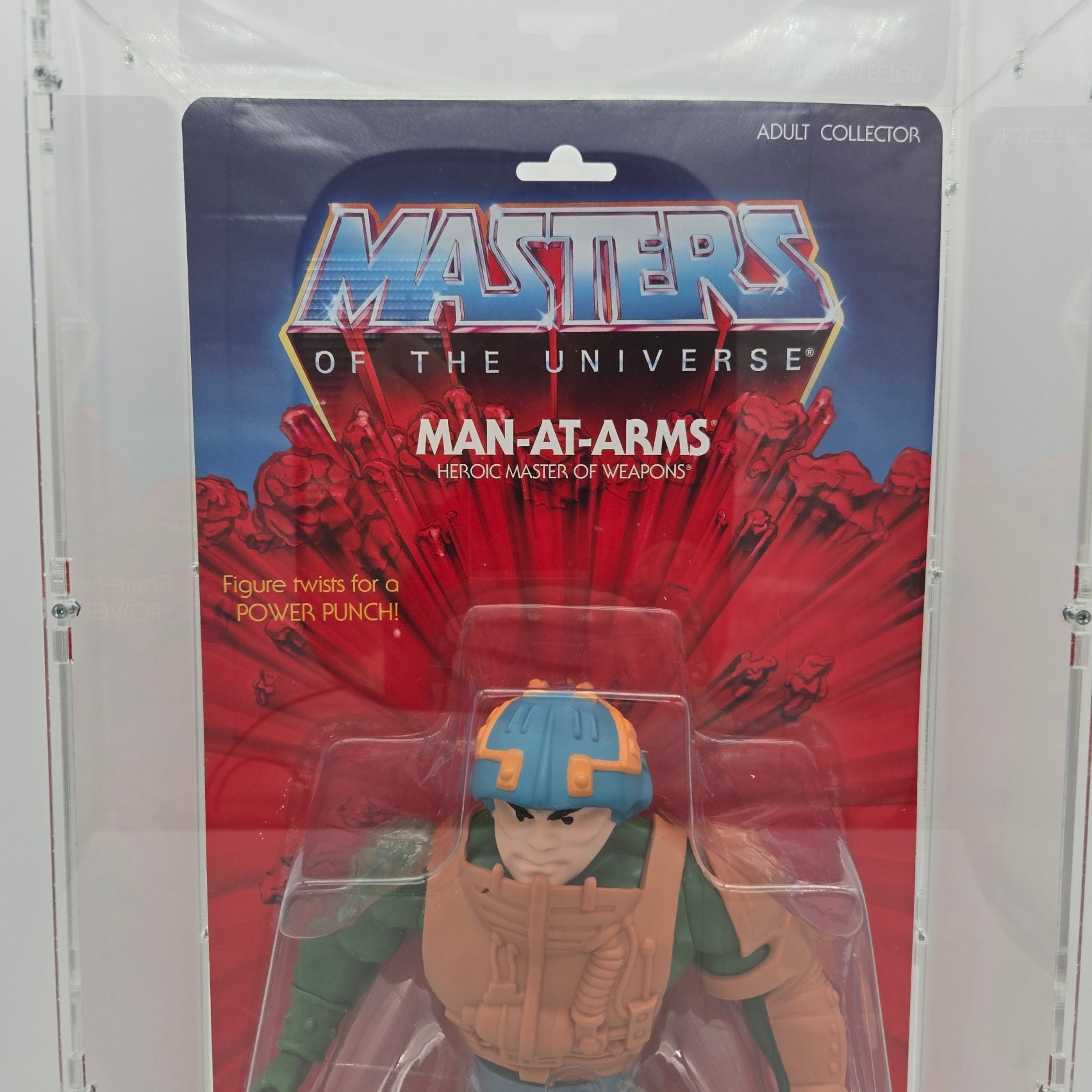 Master of the Universe 12" GIANTS Actionfigur Man-At-Arms 2014 *SORA-CASE*