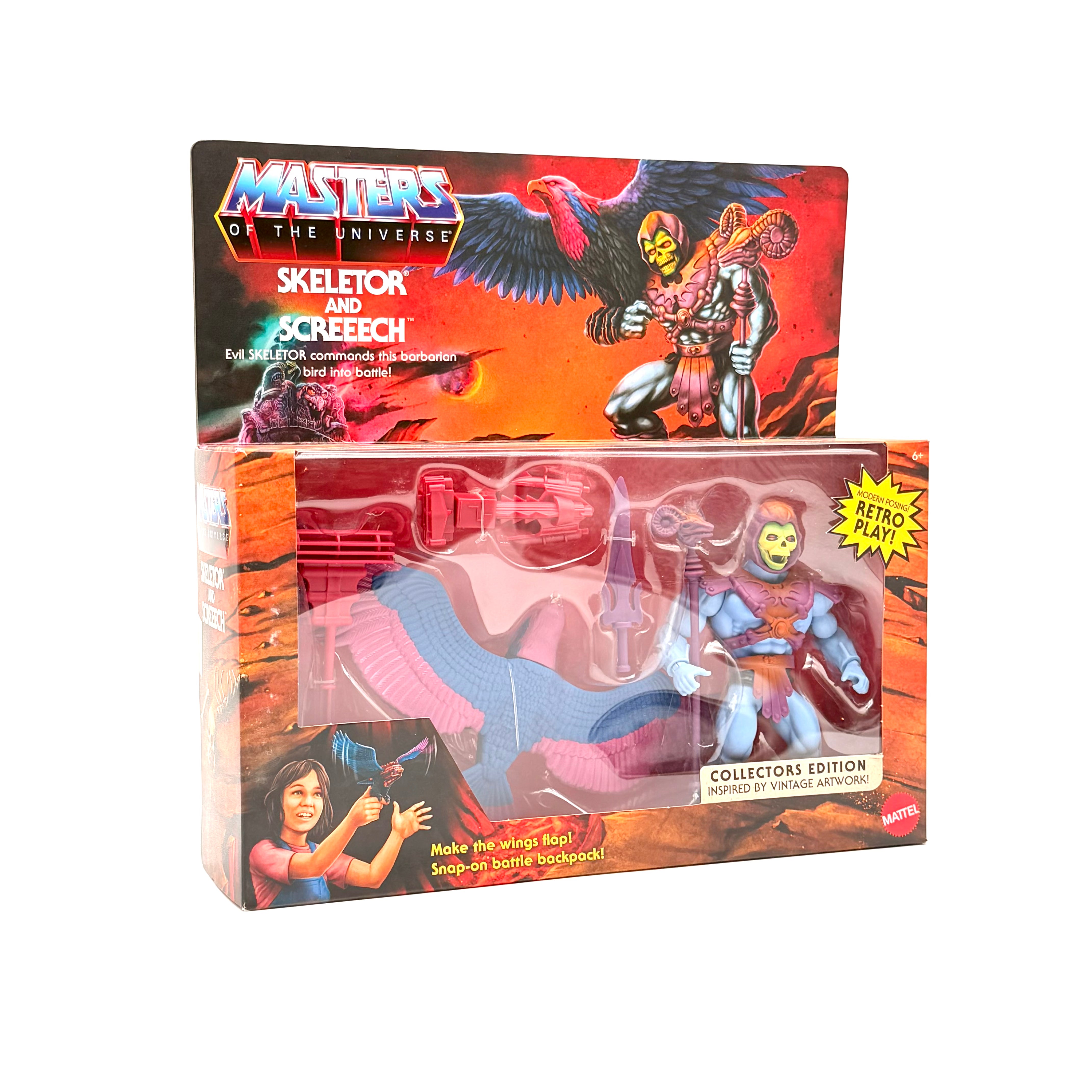 Masters of the Universe Origins - Skeletor & Screeech (US-Karte) - Collector Edition Doppelpack