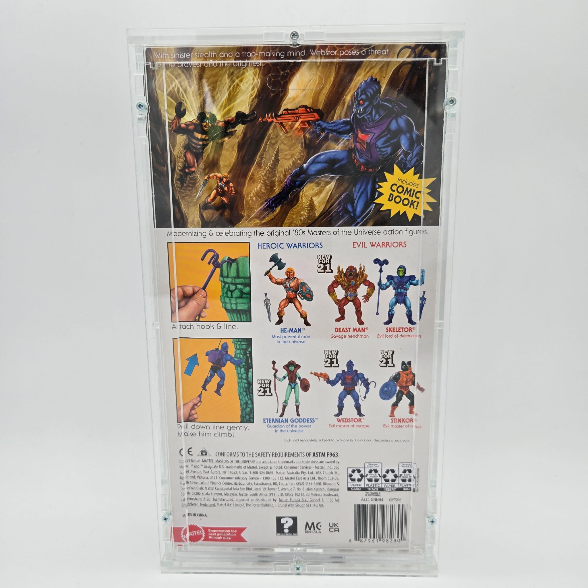 Masters of the Universe Origins Actionfigur 2021 Webstor 14 cm (mehrere Varianten)