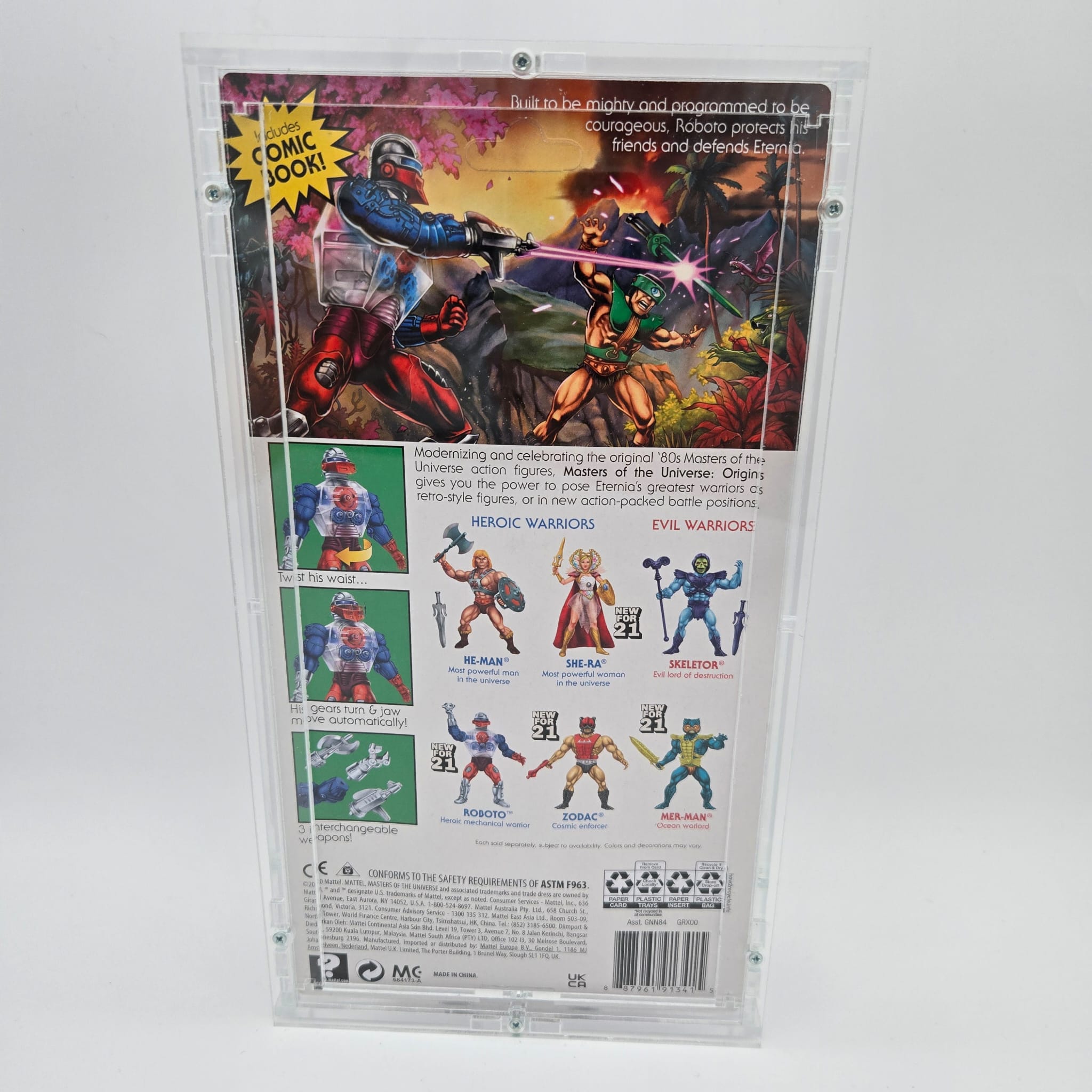 Masters of the Universe Origins Actionfigur Roboto 14 cm (mehrere Varianten)