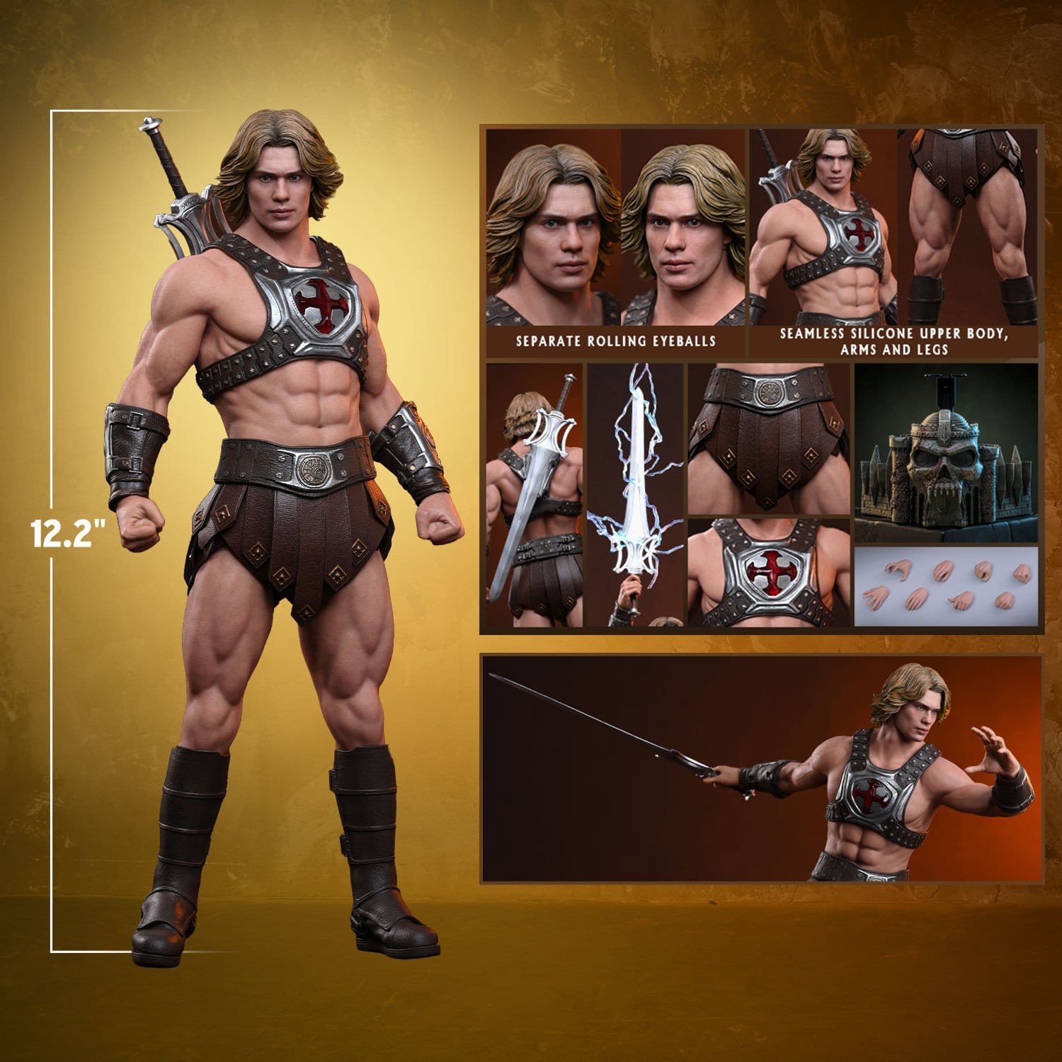PRE-ORDER: Masters of the Universe Movie Masterpiece Actionfigur 1/6 He-Man 31 cm