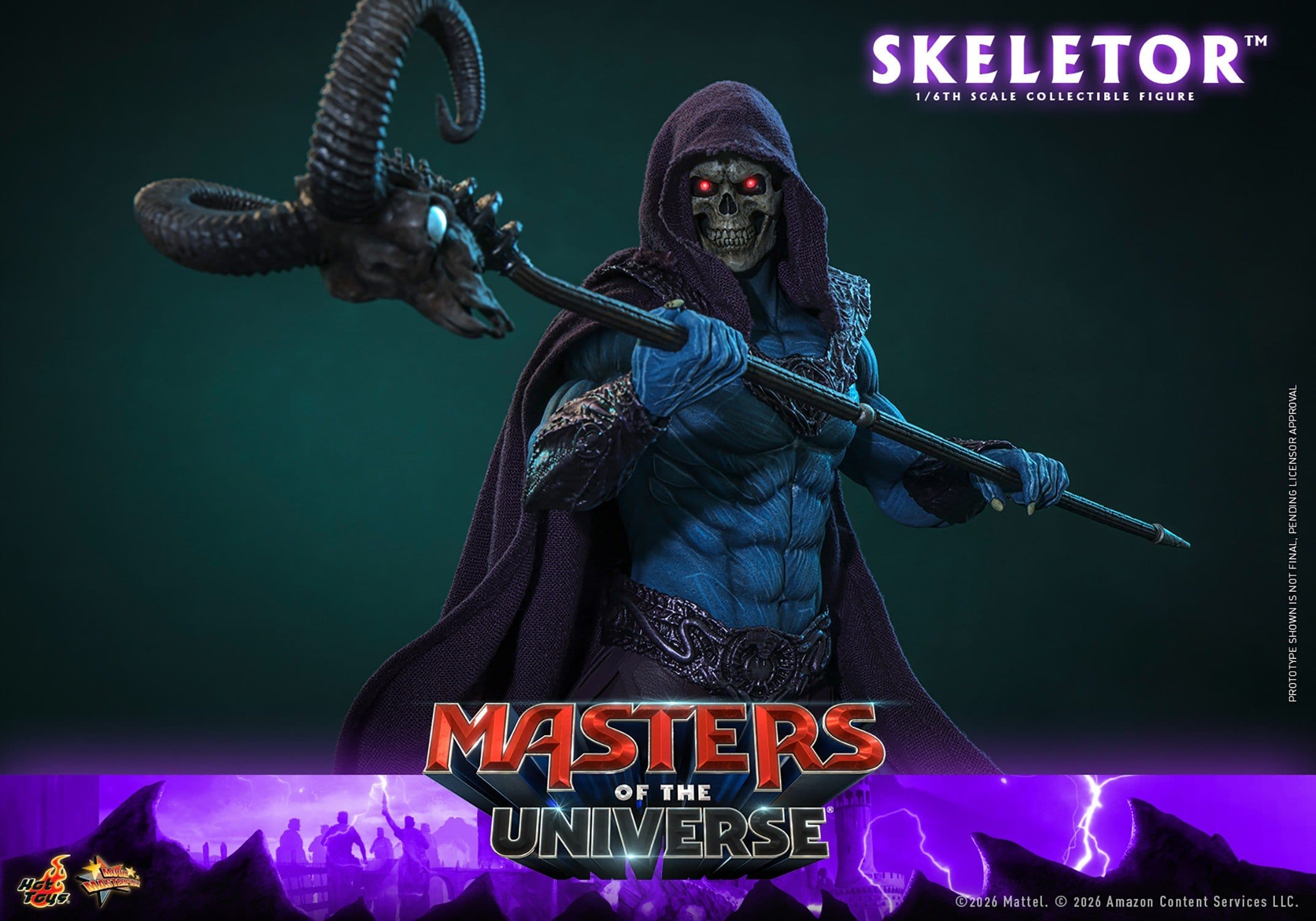 PRE-ORDER: Masters of the Universe - Movie Masterpiece - Actionfigur 1/6 Skeletor 31 cm