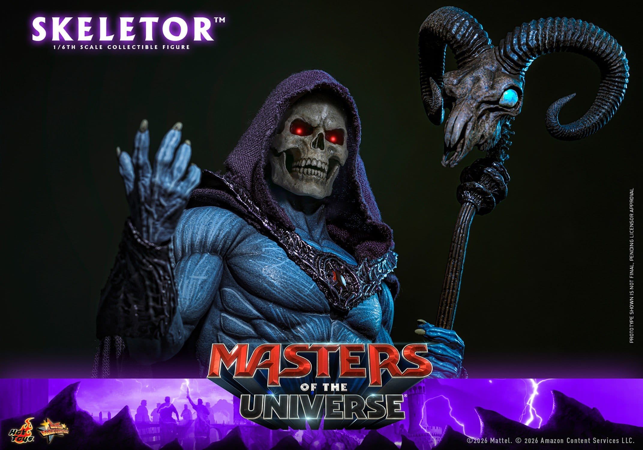 PRE-ORDER: Masters of the Universe - Movie Masterpiece - Actionfigur 1/6 Skeletor 31 cm