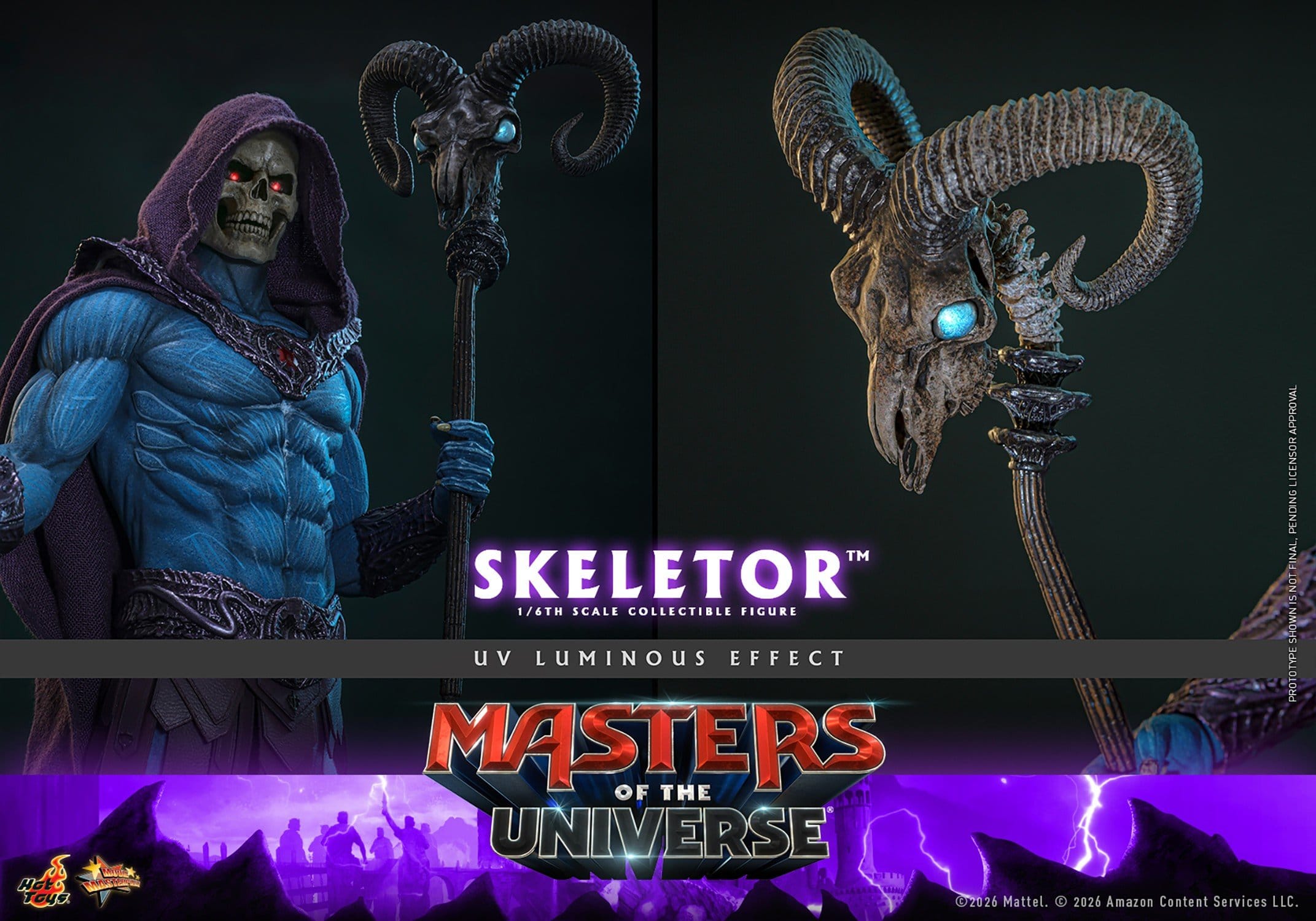PRE-ORDER: Masters of the Universe - Movie Masterpiece - Actionfigur 1/6 Skeletor 31 cm