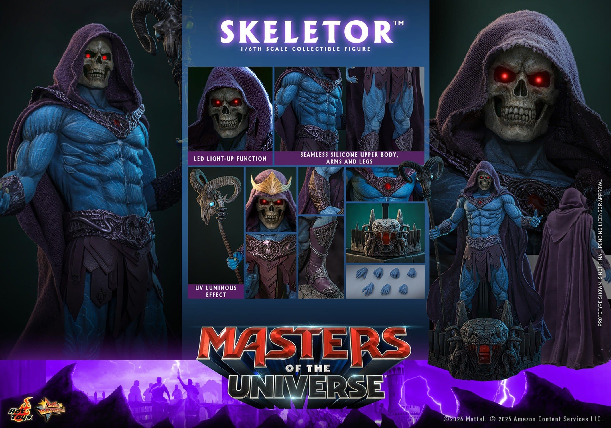 PRE-ORDER: Masters of the Universe - Movie Masterpiece - Actionfigur 1/6 Skeletor 31 cm