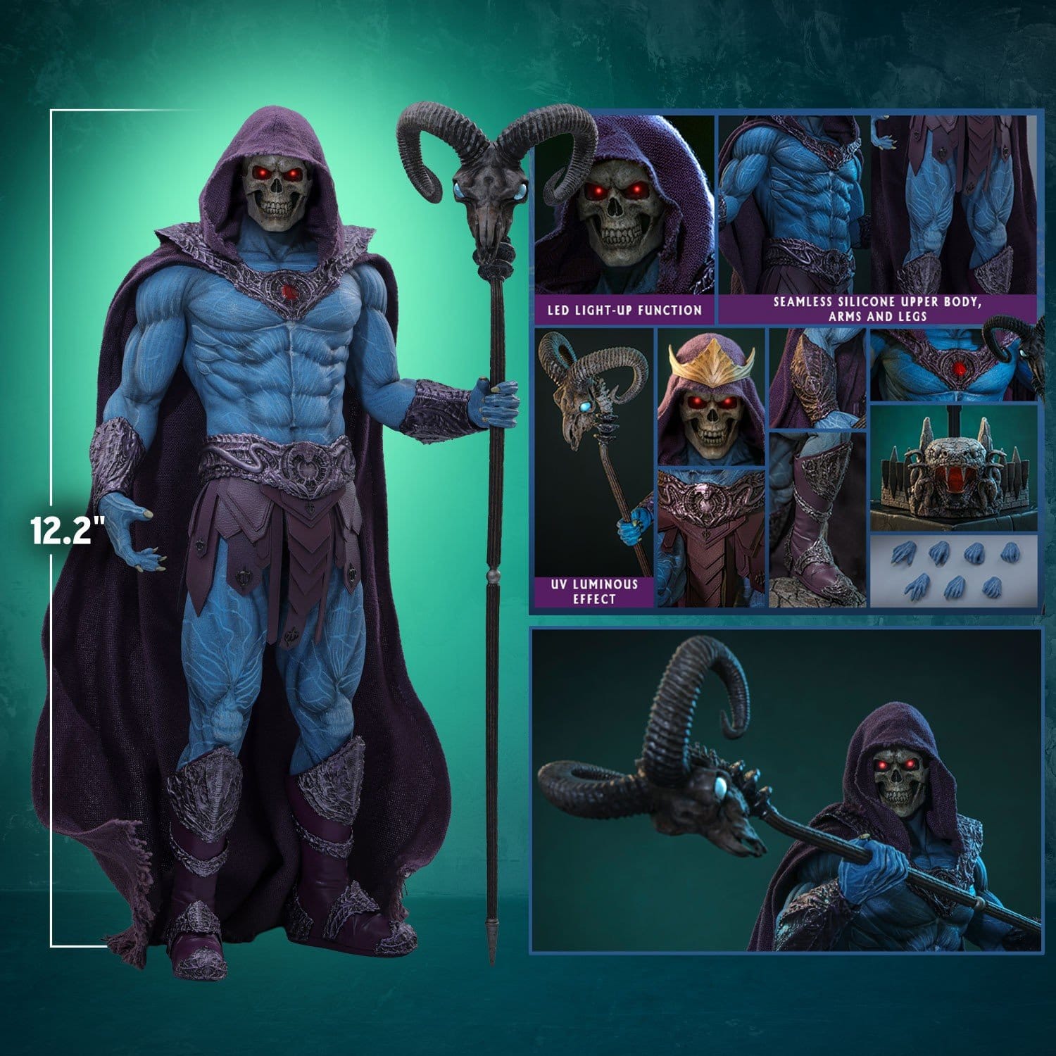 PRE-ORDER: Masters of the Universe - Movie Masterpiece - Actionfigur 1/6 Skeletor 31 cm