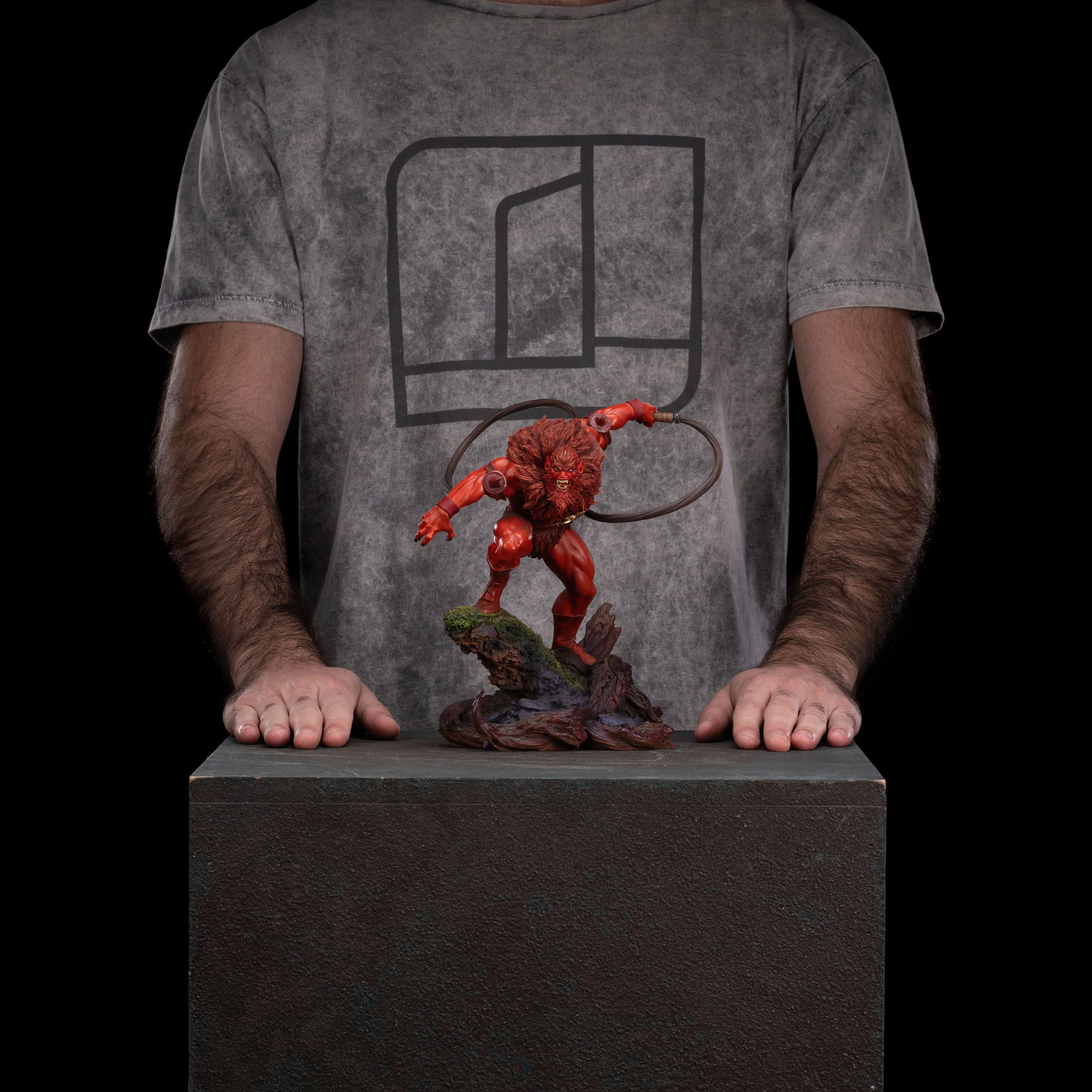 Masters of the Universe Art Scale Statue 1/10 Red Beast Man (Exclusive 2024) 23 cm