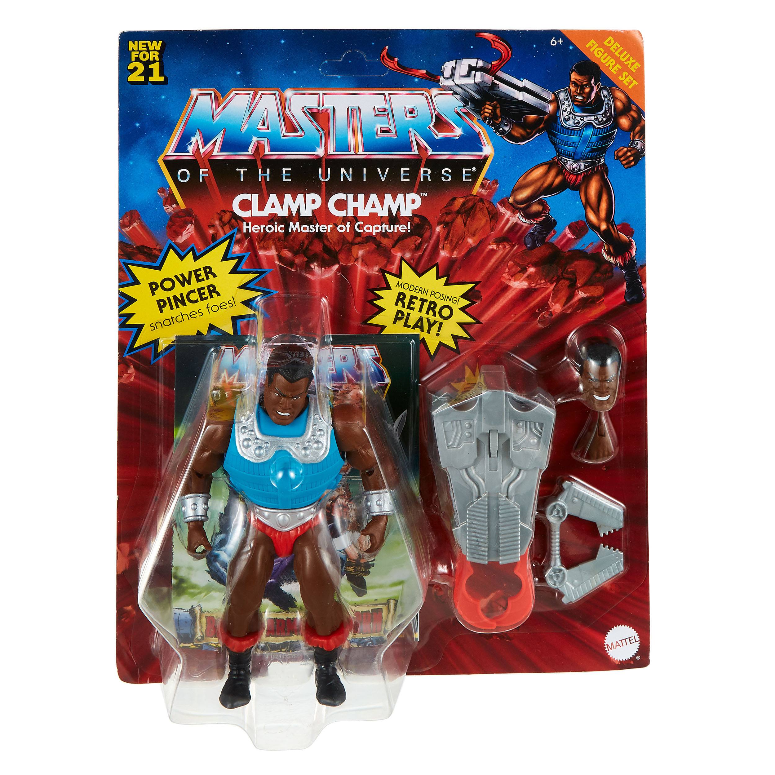 Masters of the Universe Deluxe Actionfigur 2021 Clamp Champ 14 cm