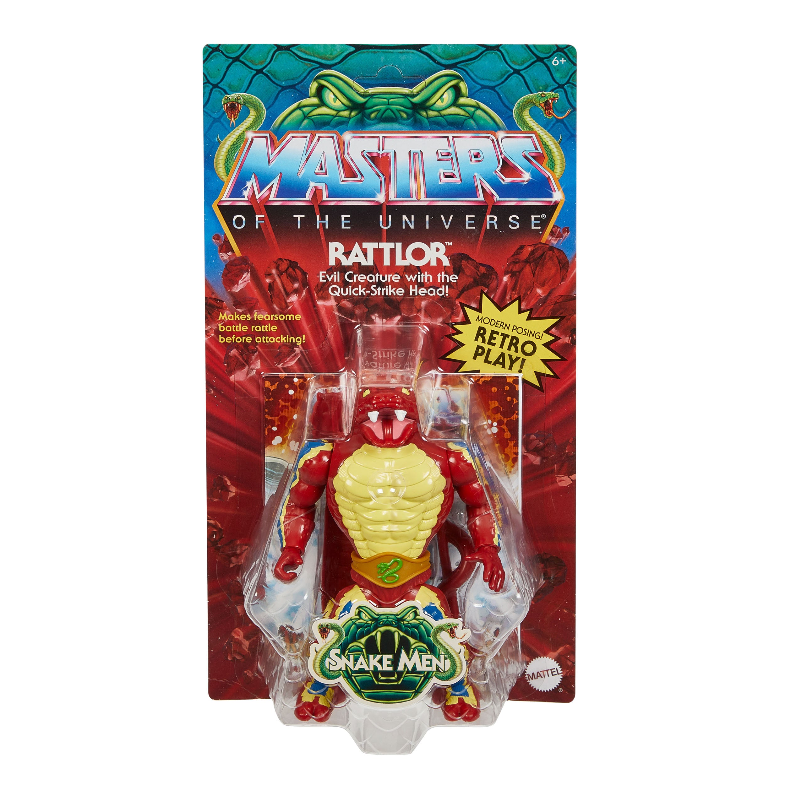 Masters of the Universe Origins Actionfigur Rattlor 14 cm (mehrere Varianten)