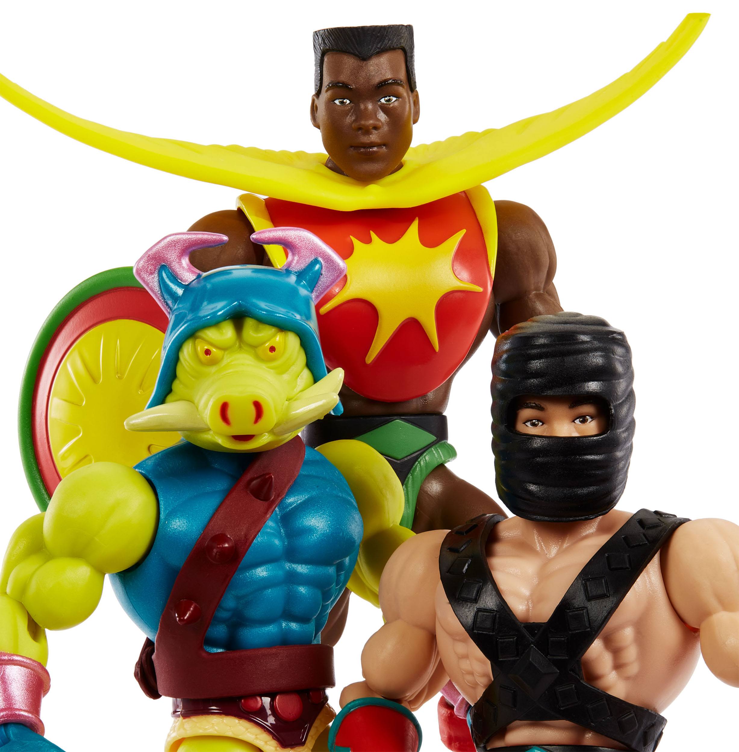Masters of the Universe Origins Actionfiguren 3er-Pack 2022 Sun-Man and the Rulers of the Sun 14 cm