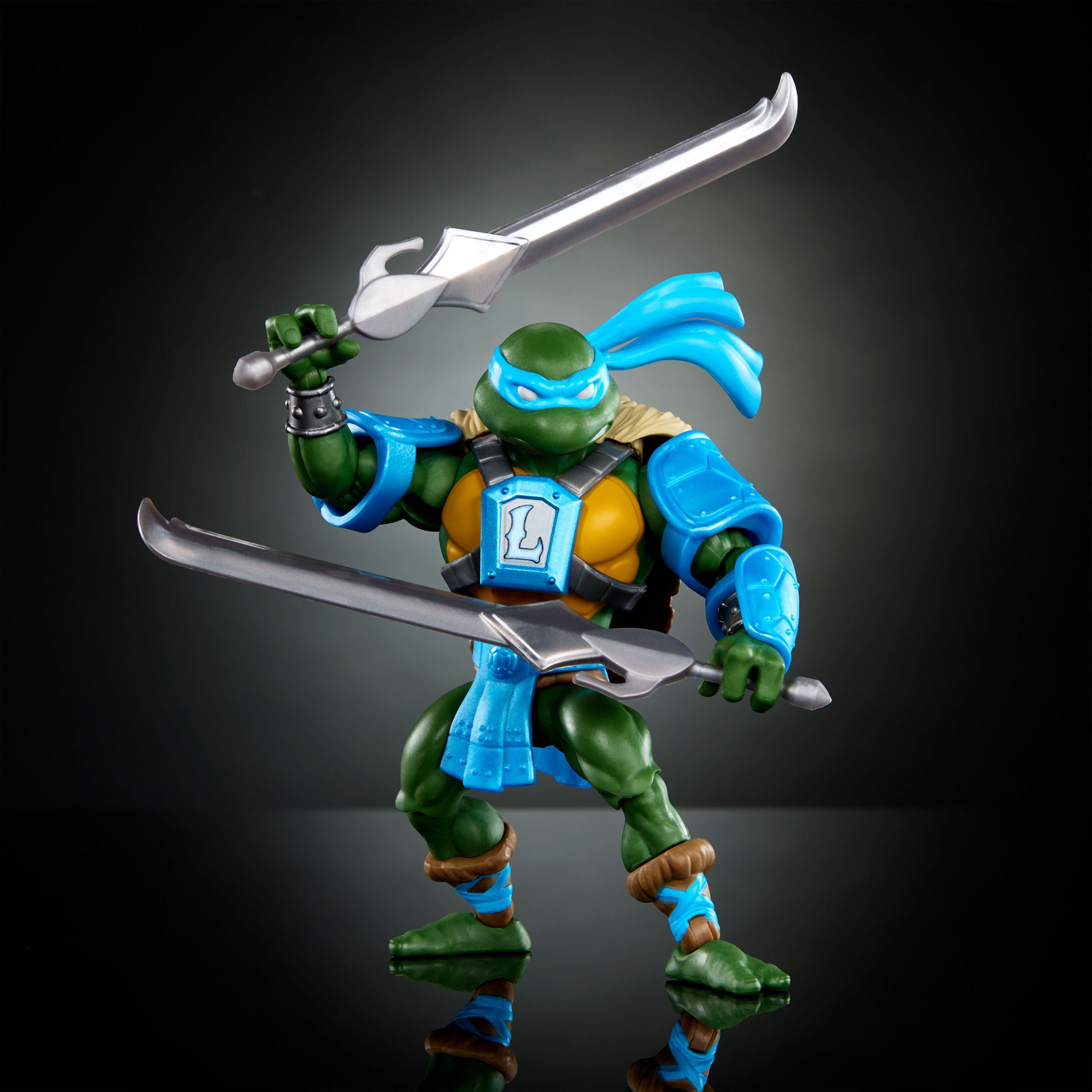 MOTU x TMNT: Turtles of Grayskull Actionfigur Leonardo 14 cm