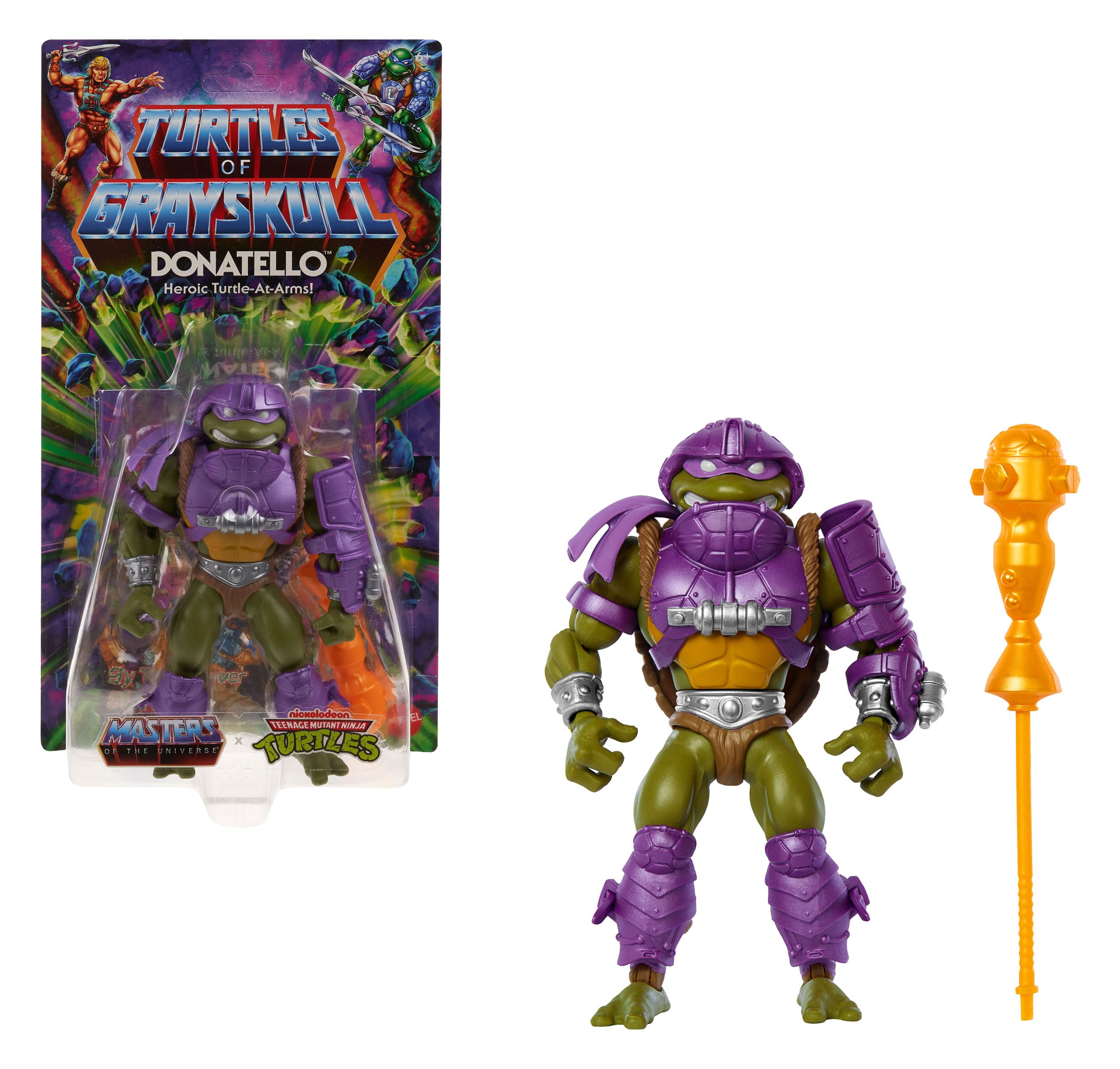 MOTU x TMNT: Actionfigur Donatello 14 cm