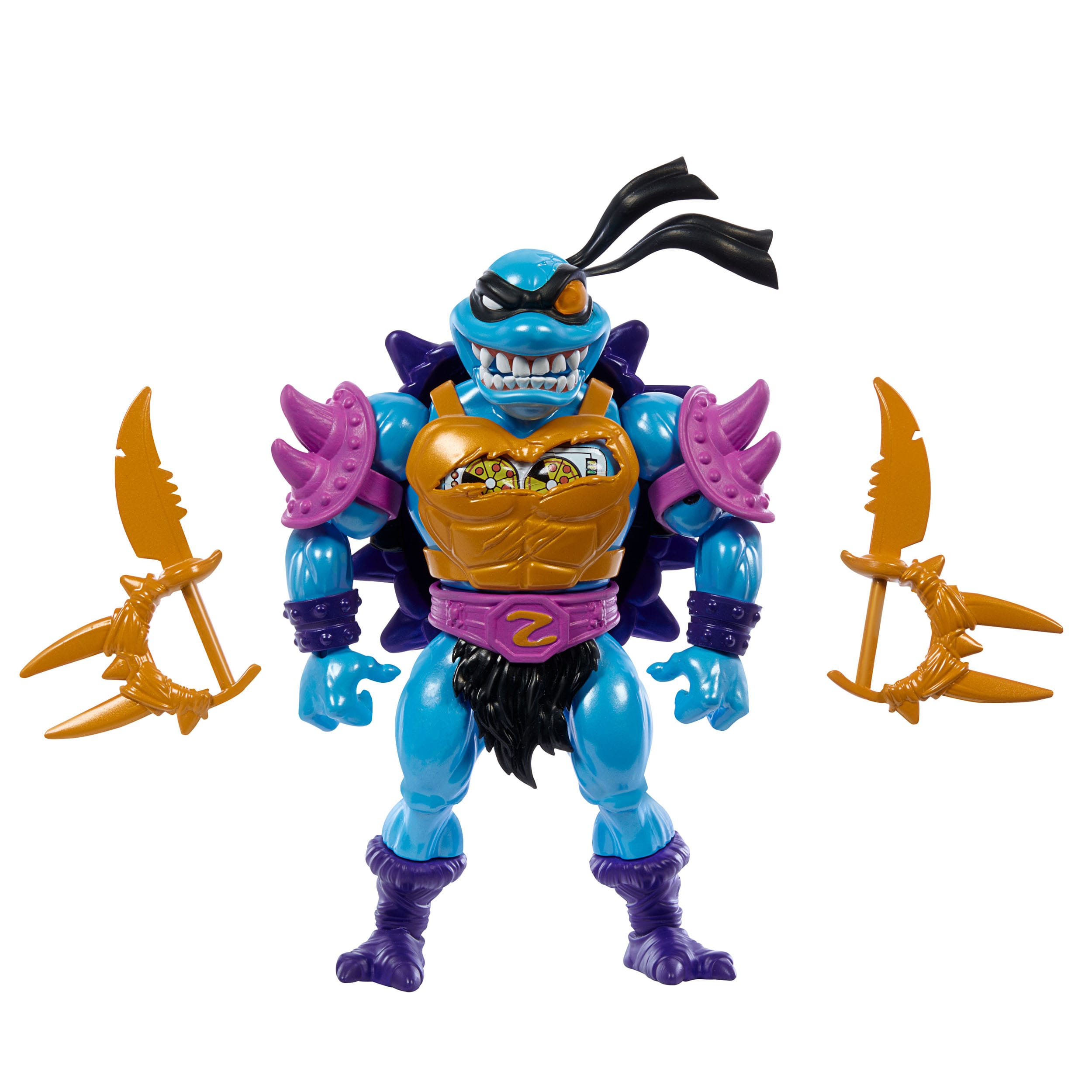 MOTU x TMNT: Turtles of Grayskull Deluxe Actionfigur Sla'ker 14 cm