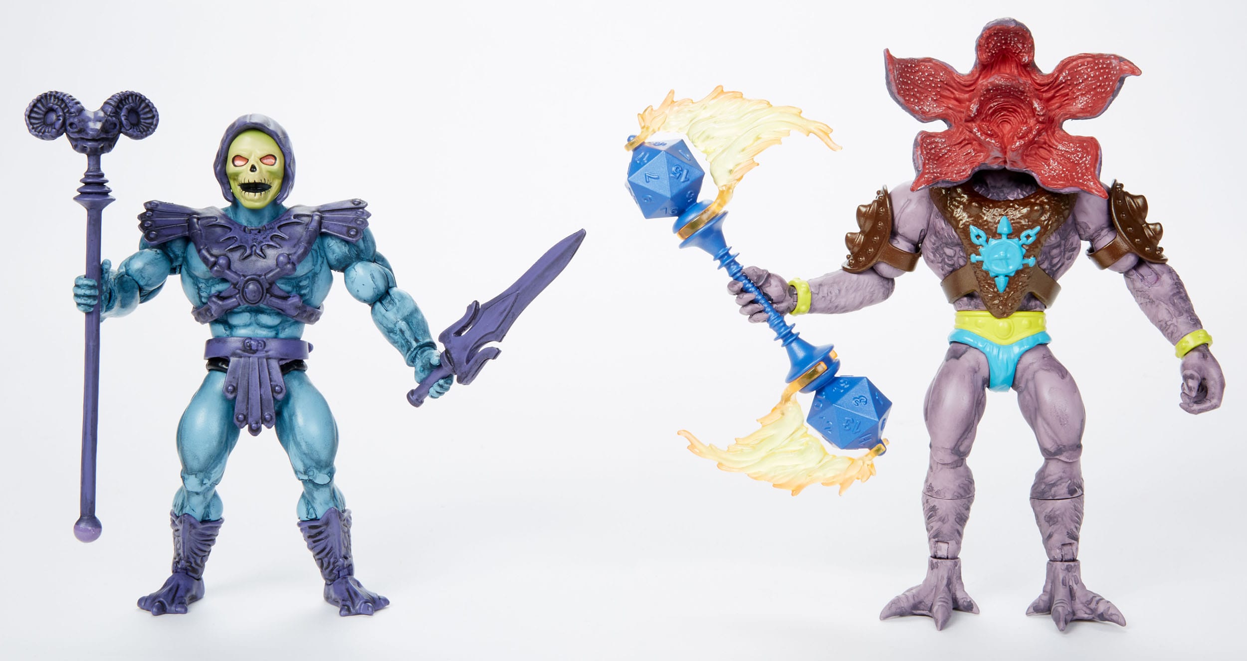 Masters of the Universe x Stranger Things Origins Actionfiguren 2er-Pack Skeletor & Demogorgon 14 cm