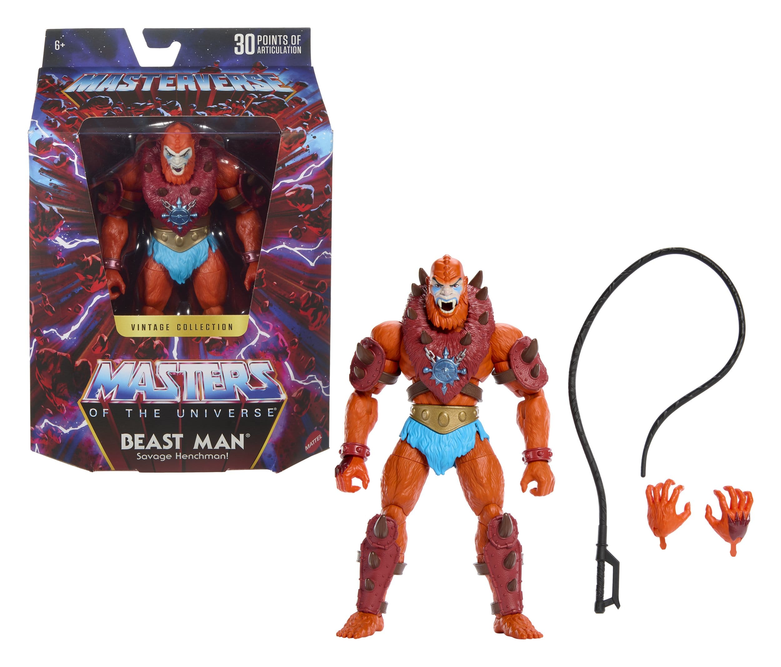 Masters of the Universe Masterverse Actionfigur Vintage Collection: Beast Man 18 cm